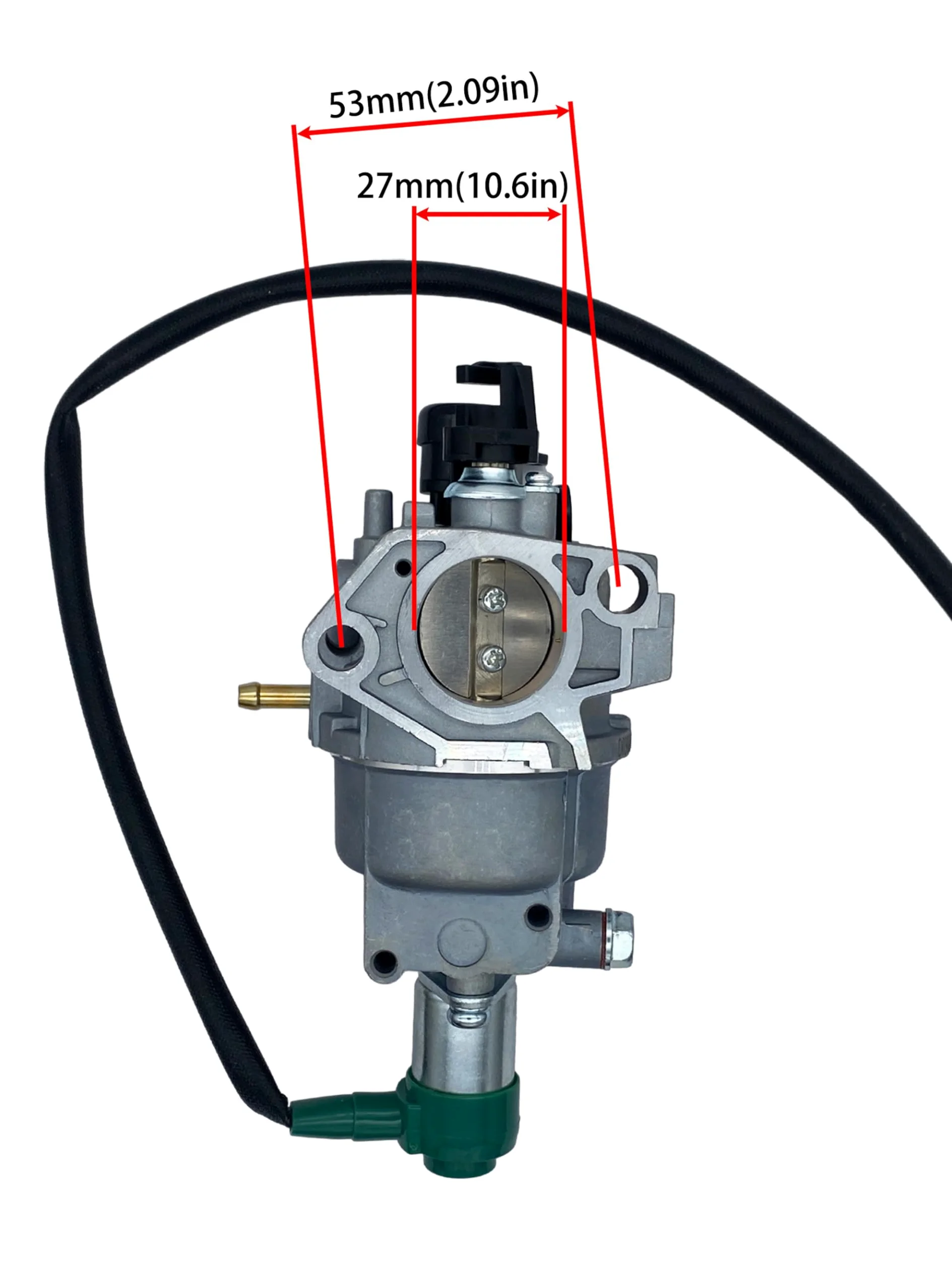 YAMAKATO P27-1 139 - Kit de carburador generador de estrangulador automático de gasolina OEM para Honda EB EM 5000 6500 Champion 41532 Powerhorse Gentron Duromax Westinghouse Generac Predator 8500