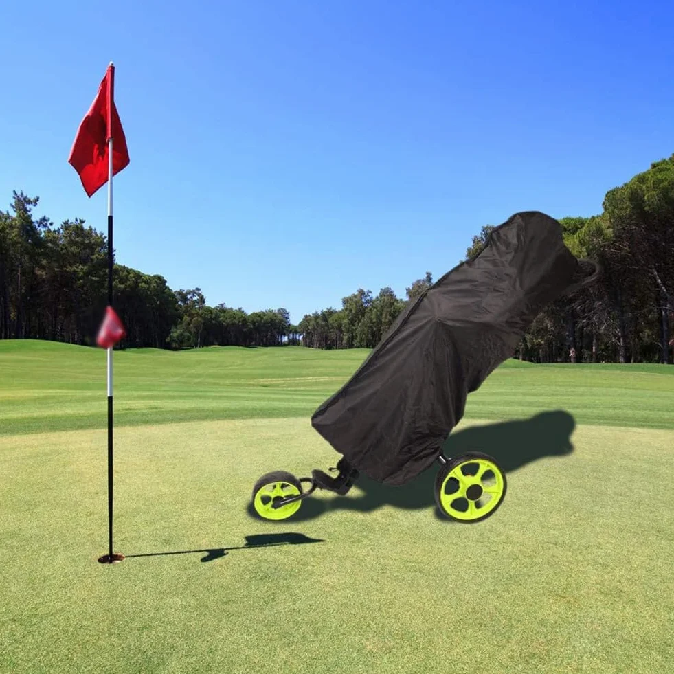 Funda de lluvia para bolsa de golf, cubierta impermeable y resistente al viento para carrito de golf de PVC