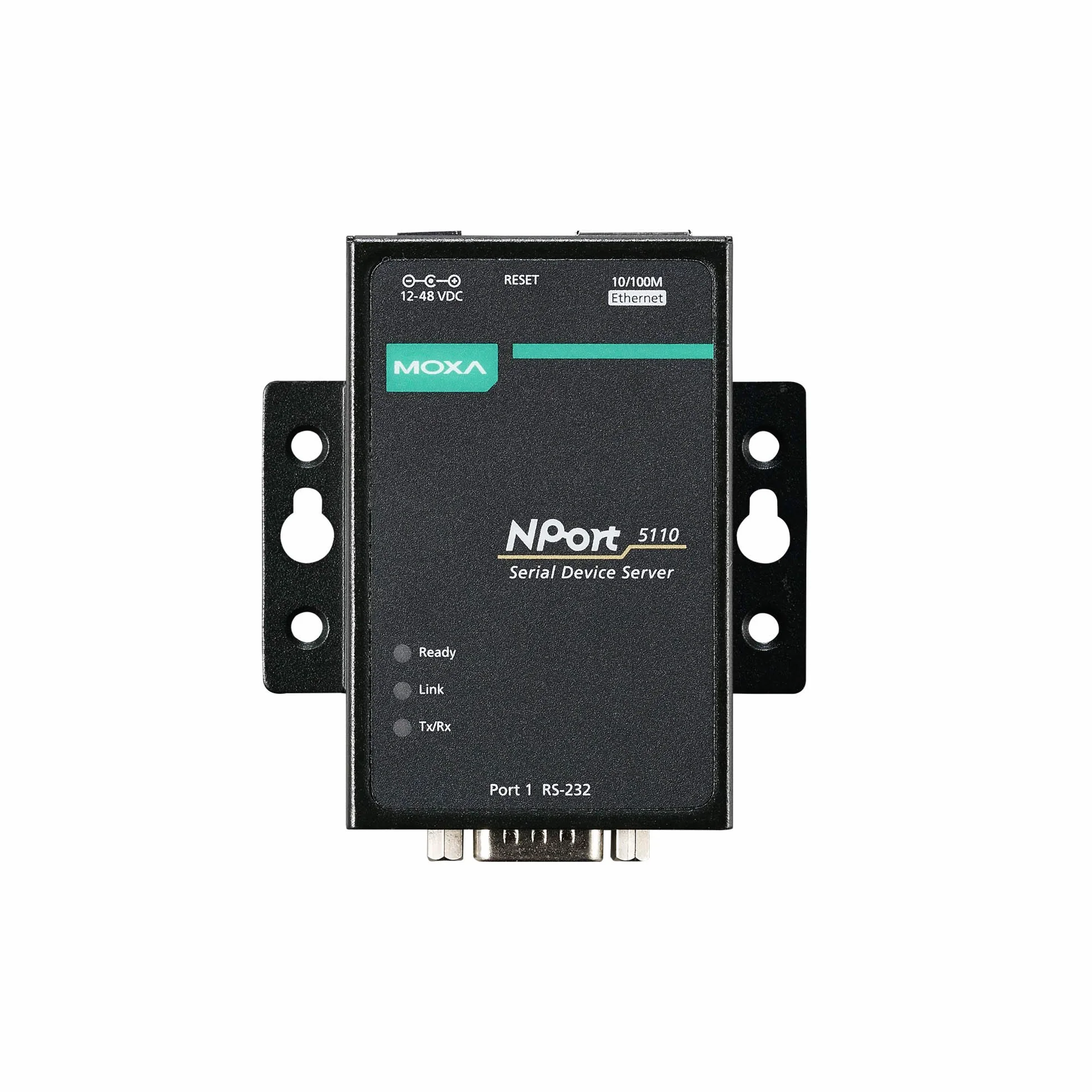 Moxa NPort 5110 Conector Macho DB9 RS232 Servidor de Dispositivo Serie