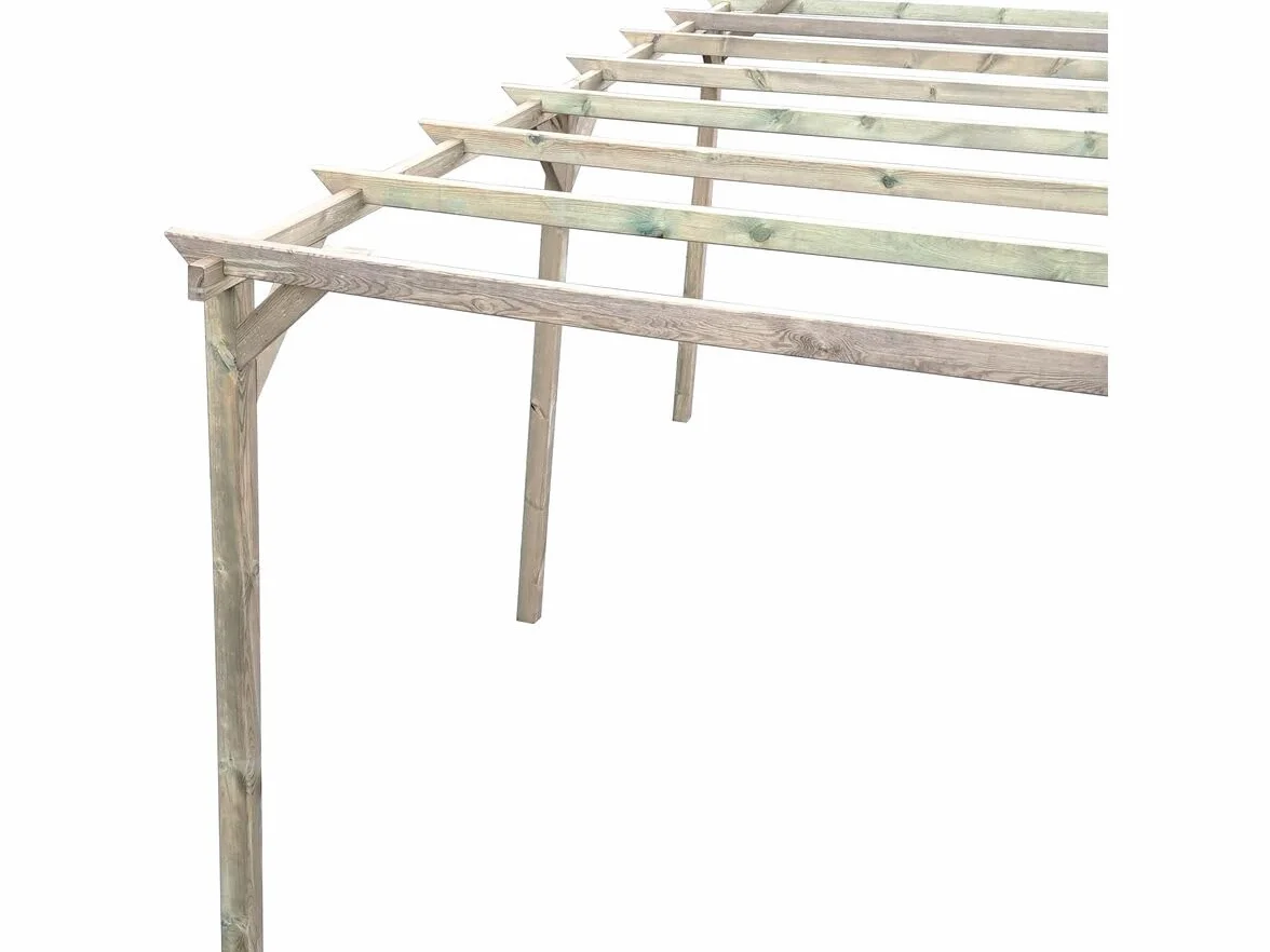 Habitat et Jardin Marquesina para vehículo de Madera <> 3 x 5 m