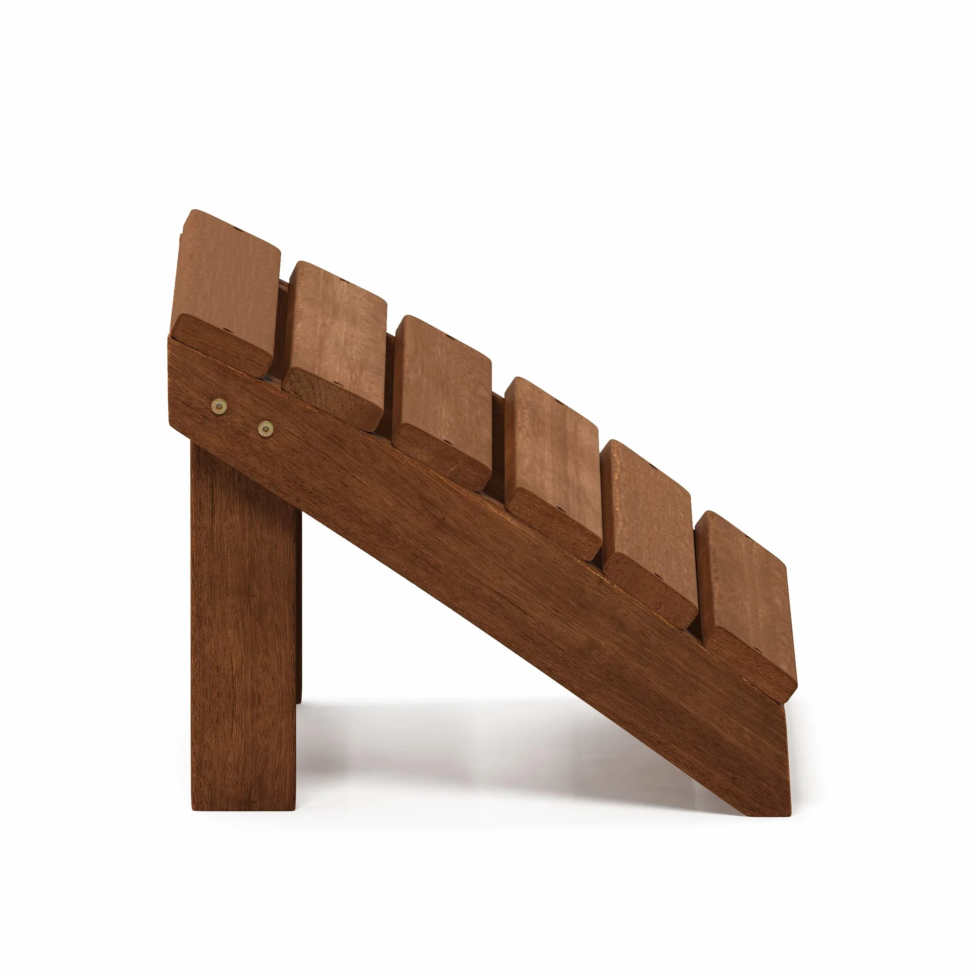 Furinno Tioman Adirondack Reposapiés Madera Dura Aceite de Teca Natural