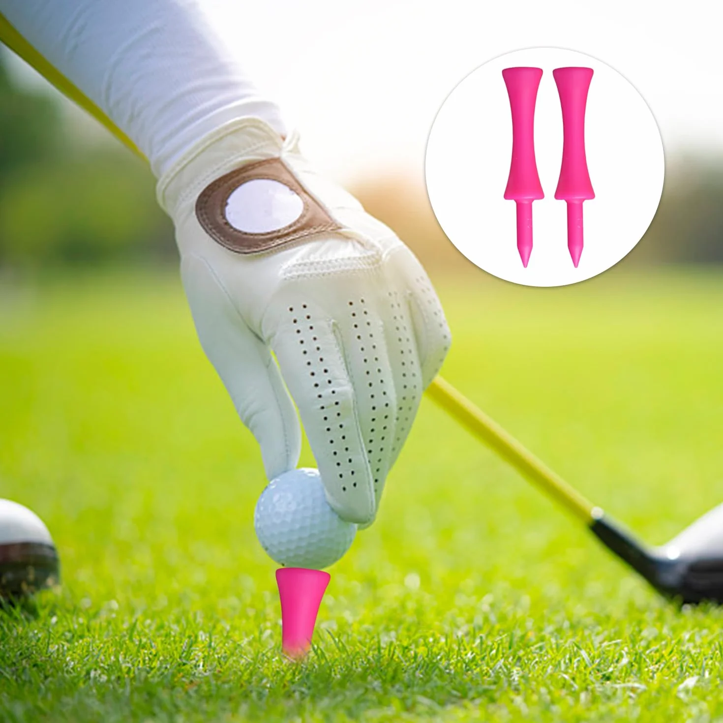 Picos De Golf 75 Piezas, Accesorios De Plástico Duraderos Para Práctica