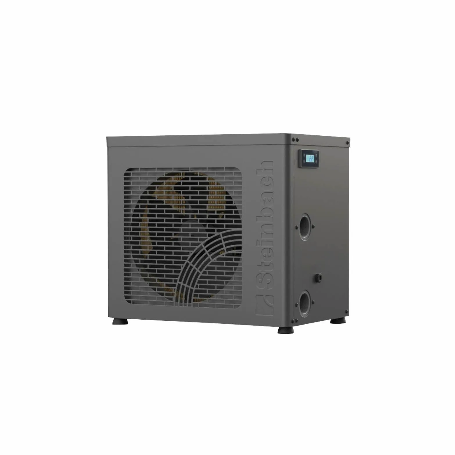 Steinbach Startis Style 049400Z - Bomba de Calor para Piscina de hasta 20.000 L 4,3 kW con Control por aplicación WiFi, Segura para Agua Salada, refrigerante R290 eficiente