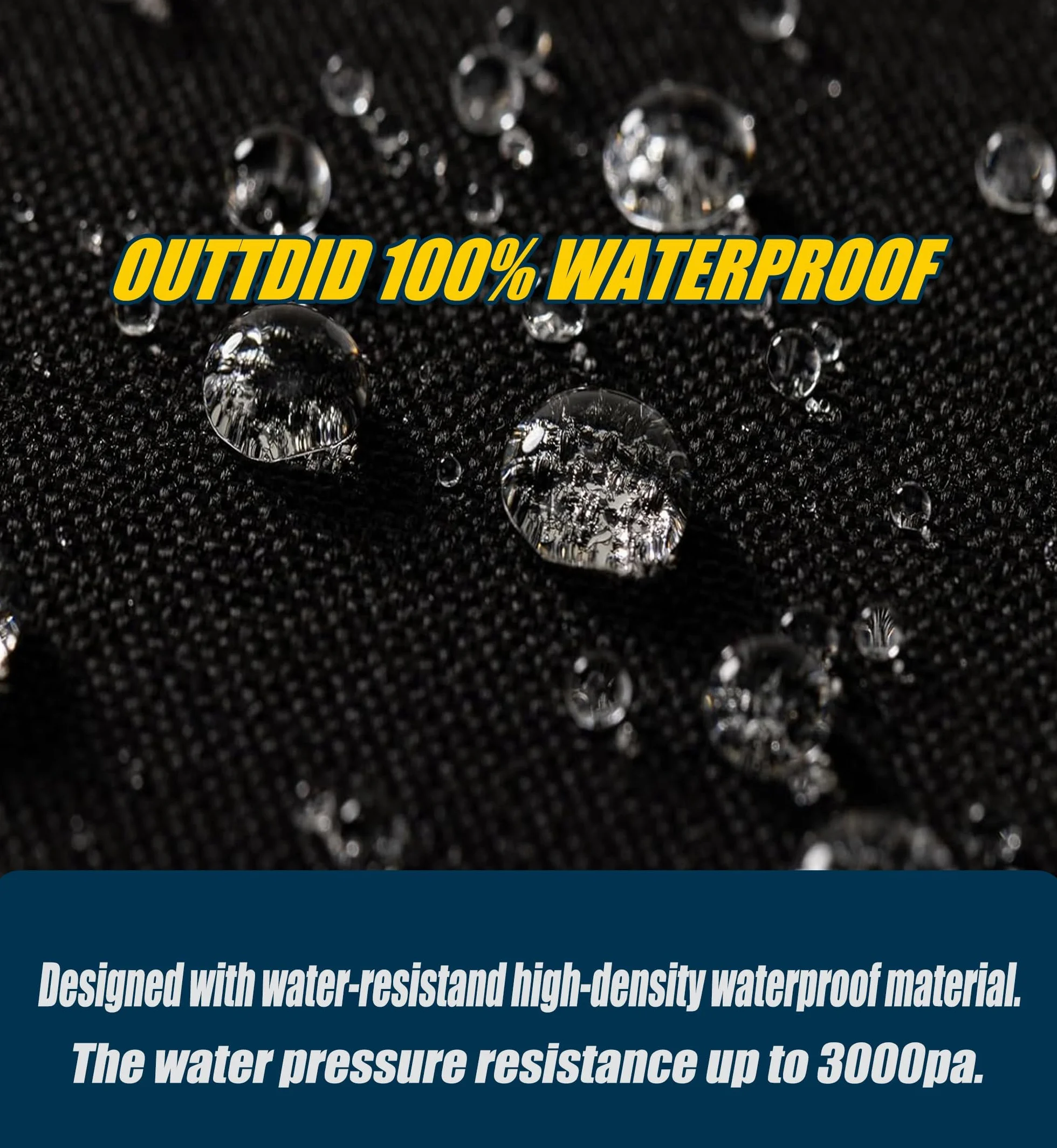 Cubierta de Mesa de Ping-Pong Oxford 600D Impermeable Anti-UV 173x77/16x158cm Negro