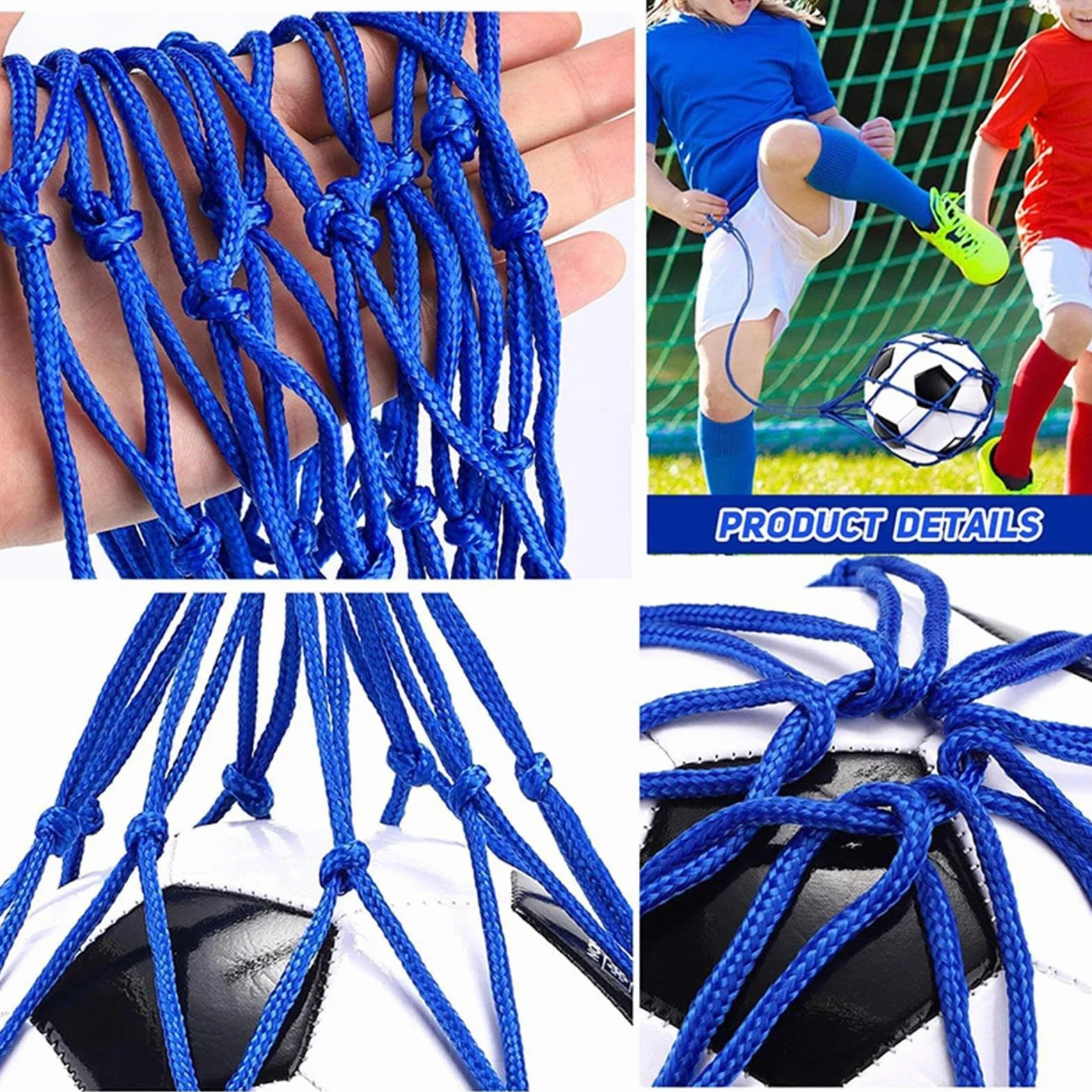 Bolsa de Red para Balones de Fútbol, Almacenamiento de Voleibol, Soporte Portátil