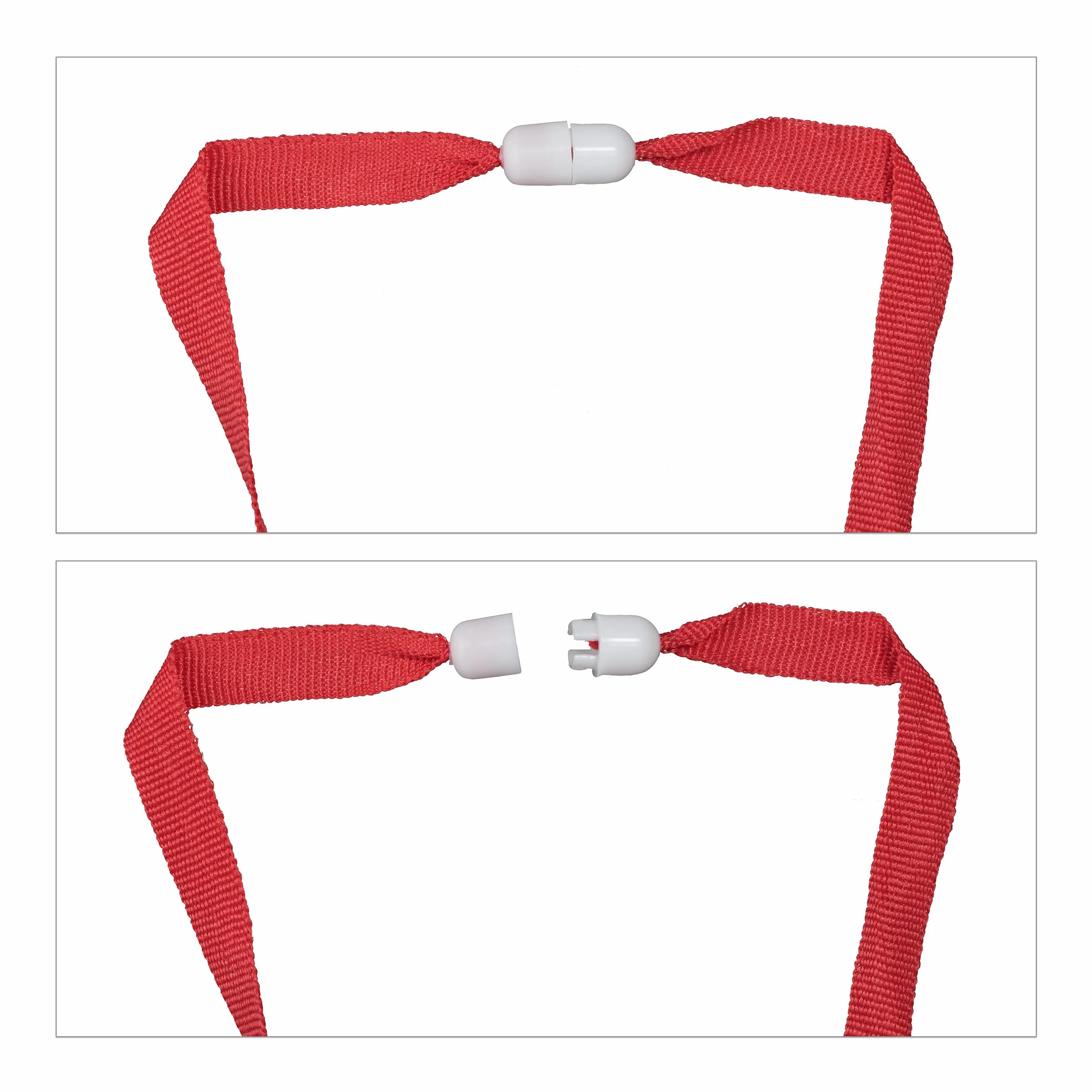Relaxdays Medallas Oro Niños Cinta Roja Set 12 Ø 5 cm Plástico Dorado