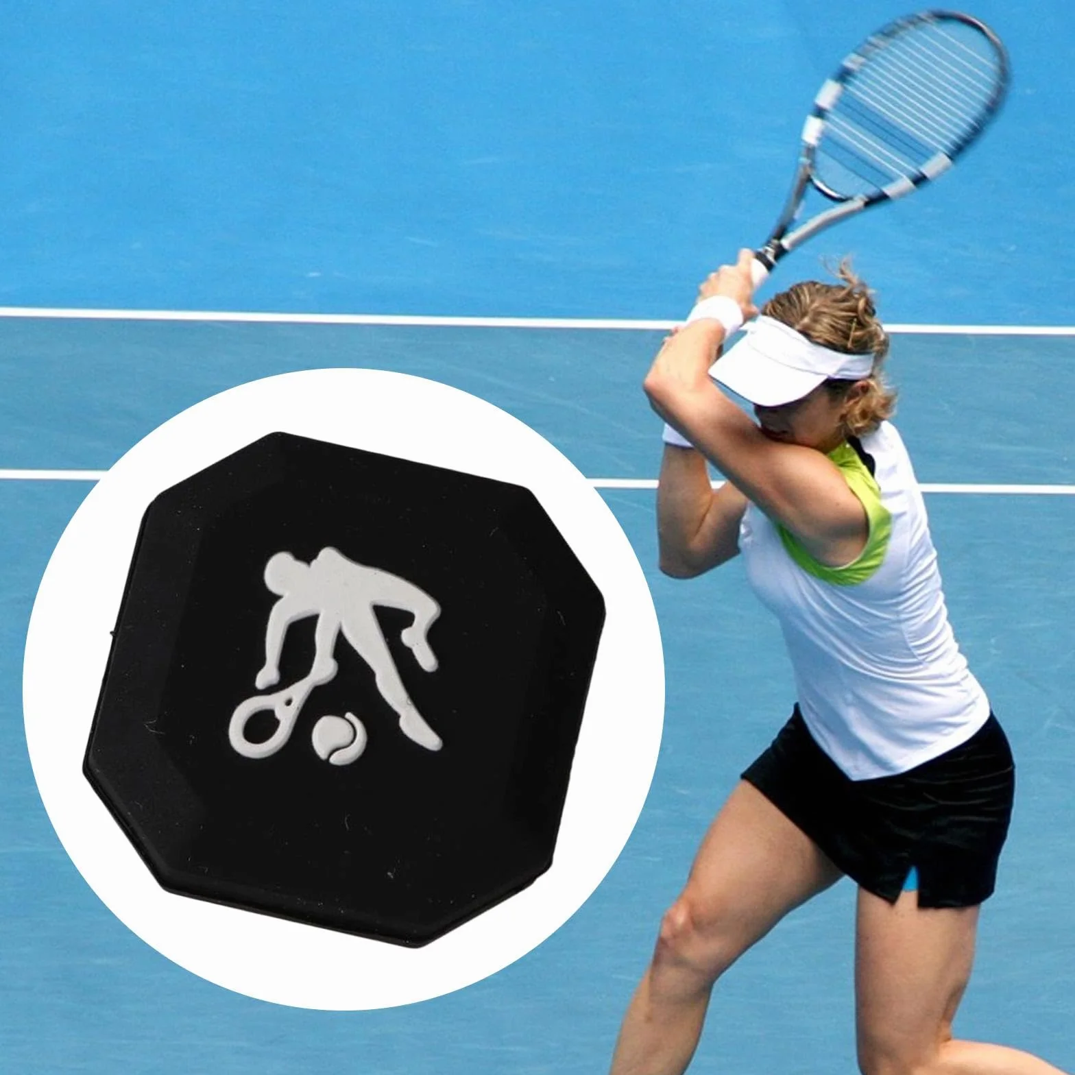Amortiguador Antivibración Raqueta Tenis Silicona Reduce Vibración Mejora Experiencia