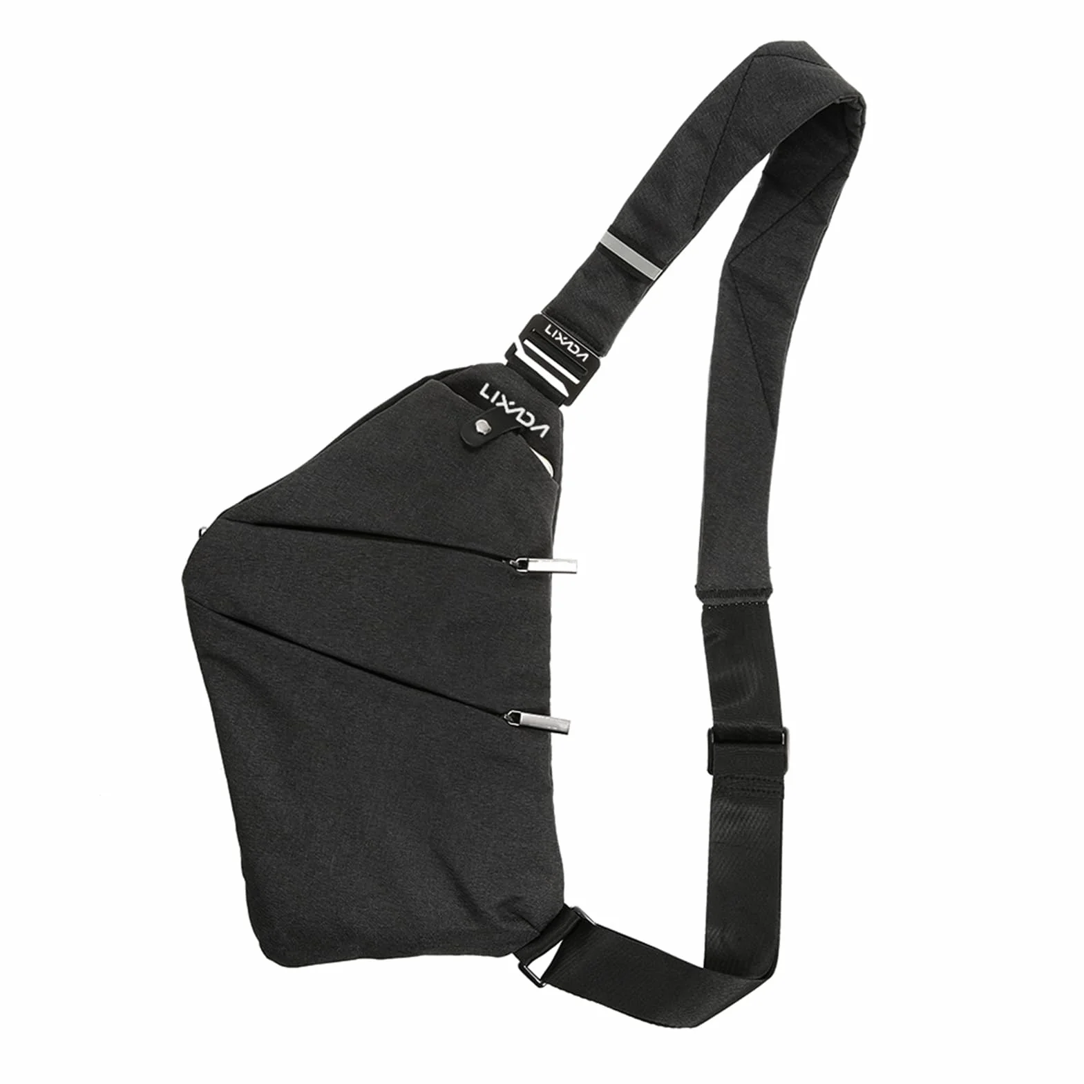 LIXADA Bolsa de Pecho Sling Backpack Cross Body Bag Anti-Robo Seguridad para Hombres Mujeres