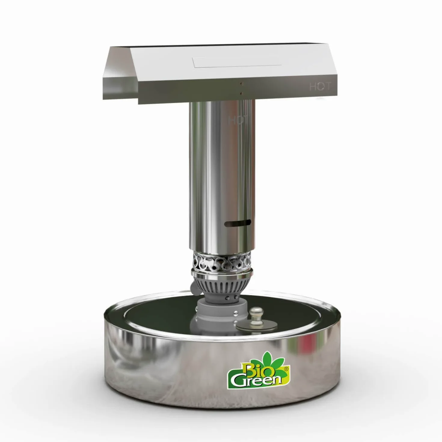 Bio Green Calefacción para invernadero Warmax Power 4" de acero inoxidable - 300 W