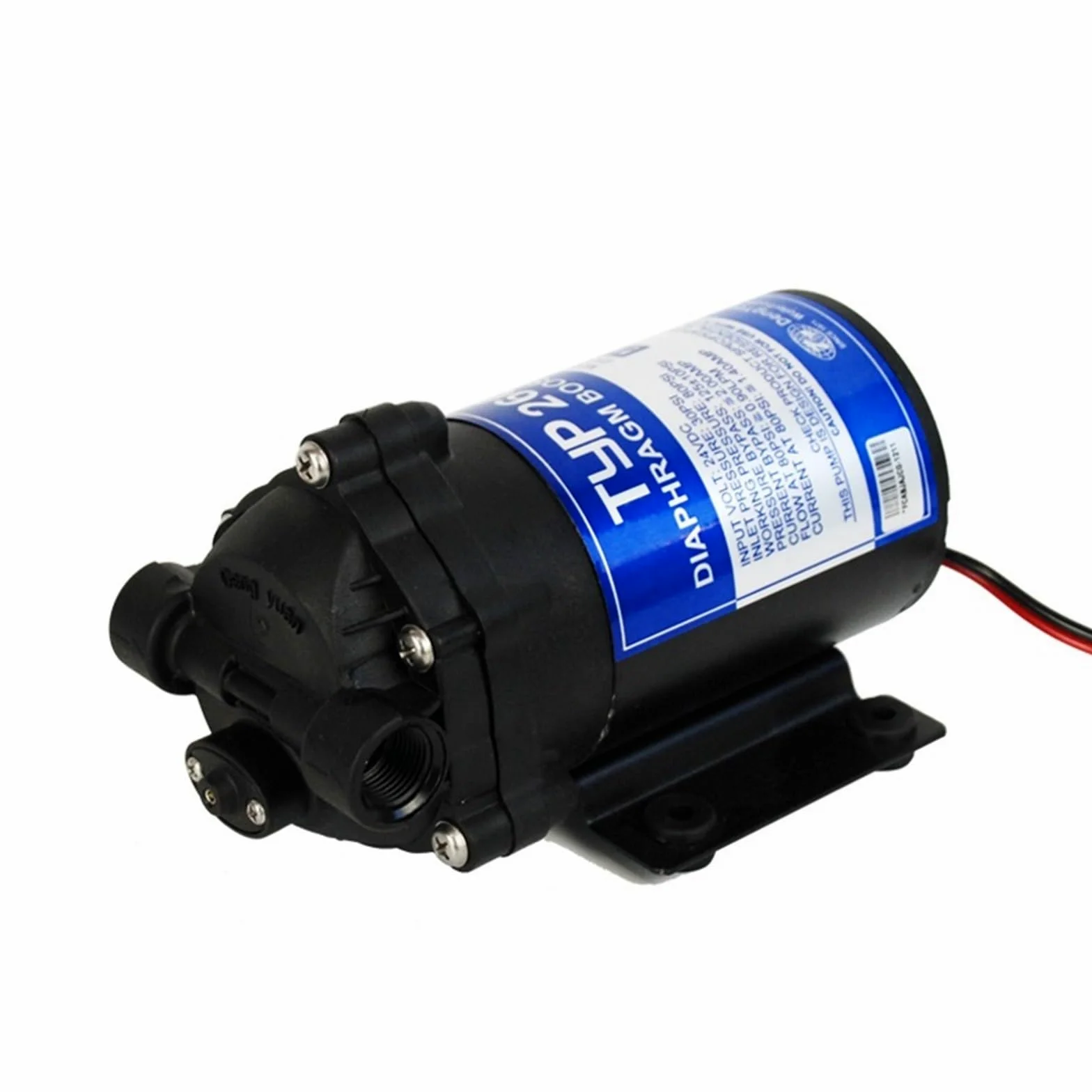 1 Uds 100gpd filtro de agua bomba de refuerzo RO 2600NH for aumentar la presión del de ósmosis inversa(Without Fittings)