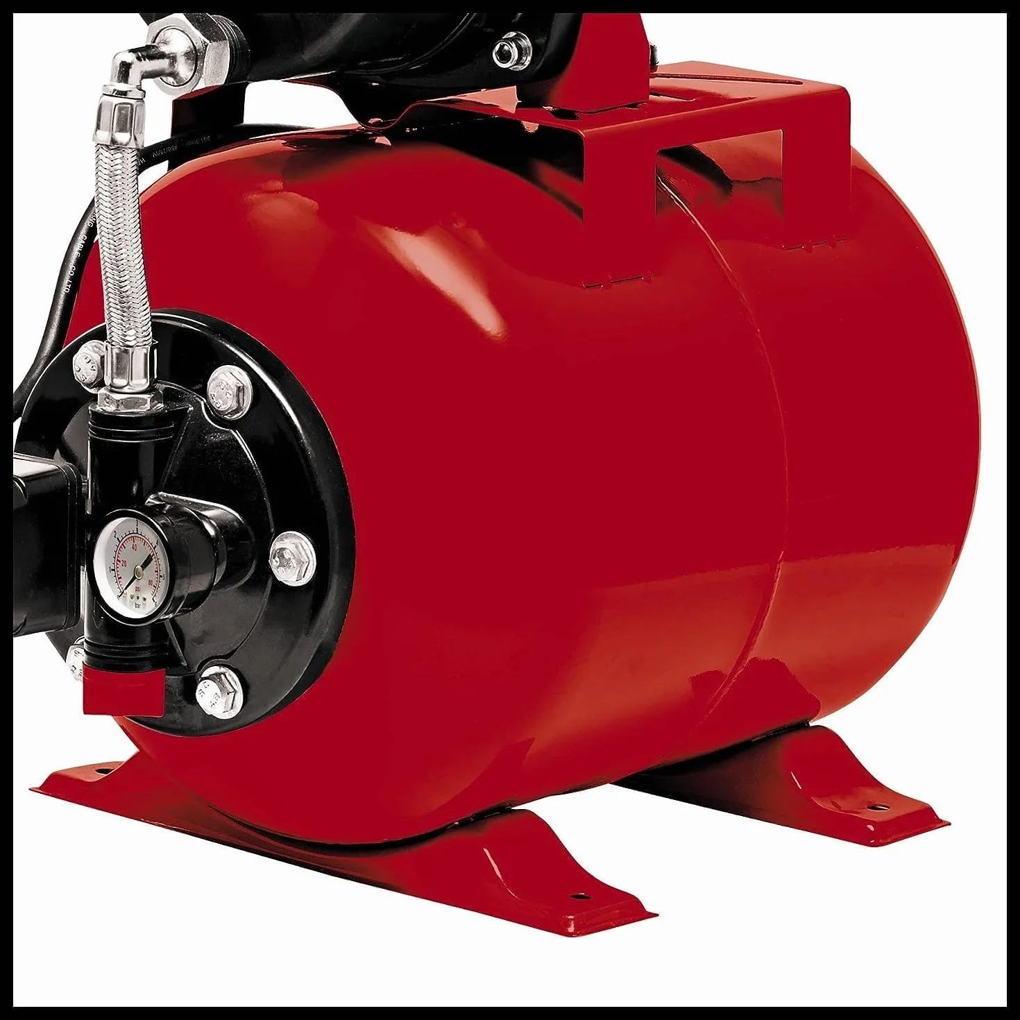 Einhell Obras hidráulicas domésticas GC-WW 6538 (650 W, 3,6 bar de presión, 3.800 l/h de caudal, presostato integrado, manómetro, depósito de 20 l)