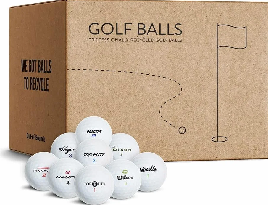 Bolas de golf de entrenamiento Out of Bounds AA/A Lakeballs Mix, 100 unidades para práctica
