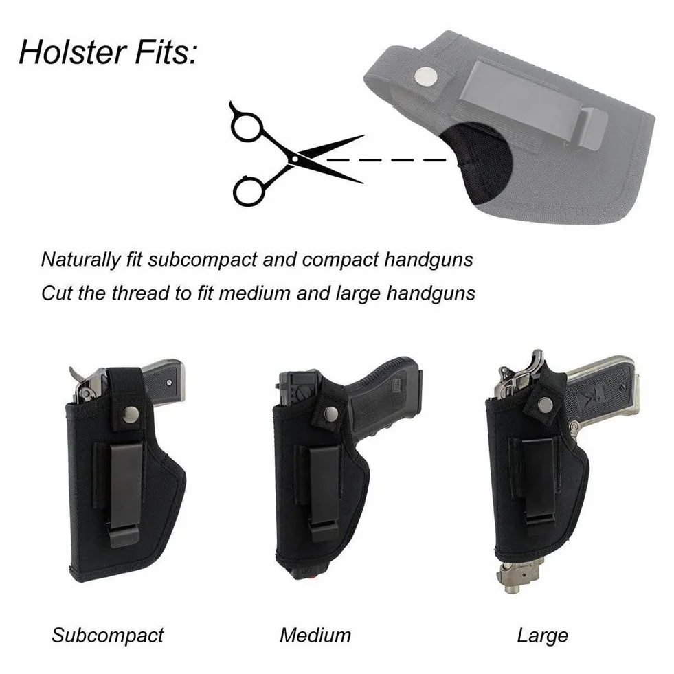 Funda Táctica para Pistola Militar Nailon 900D Glock Grande Mediana
