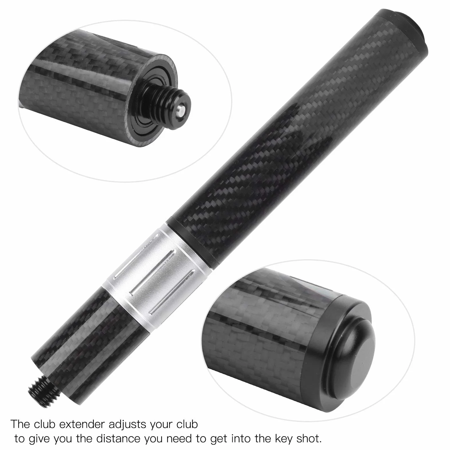 Extensor de Taco de Billar Ajustable Telescópico Accesorio MEZZ