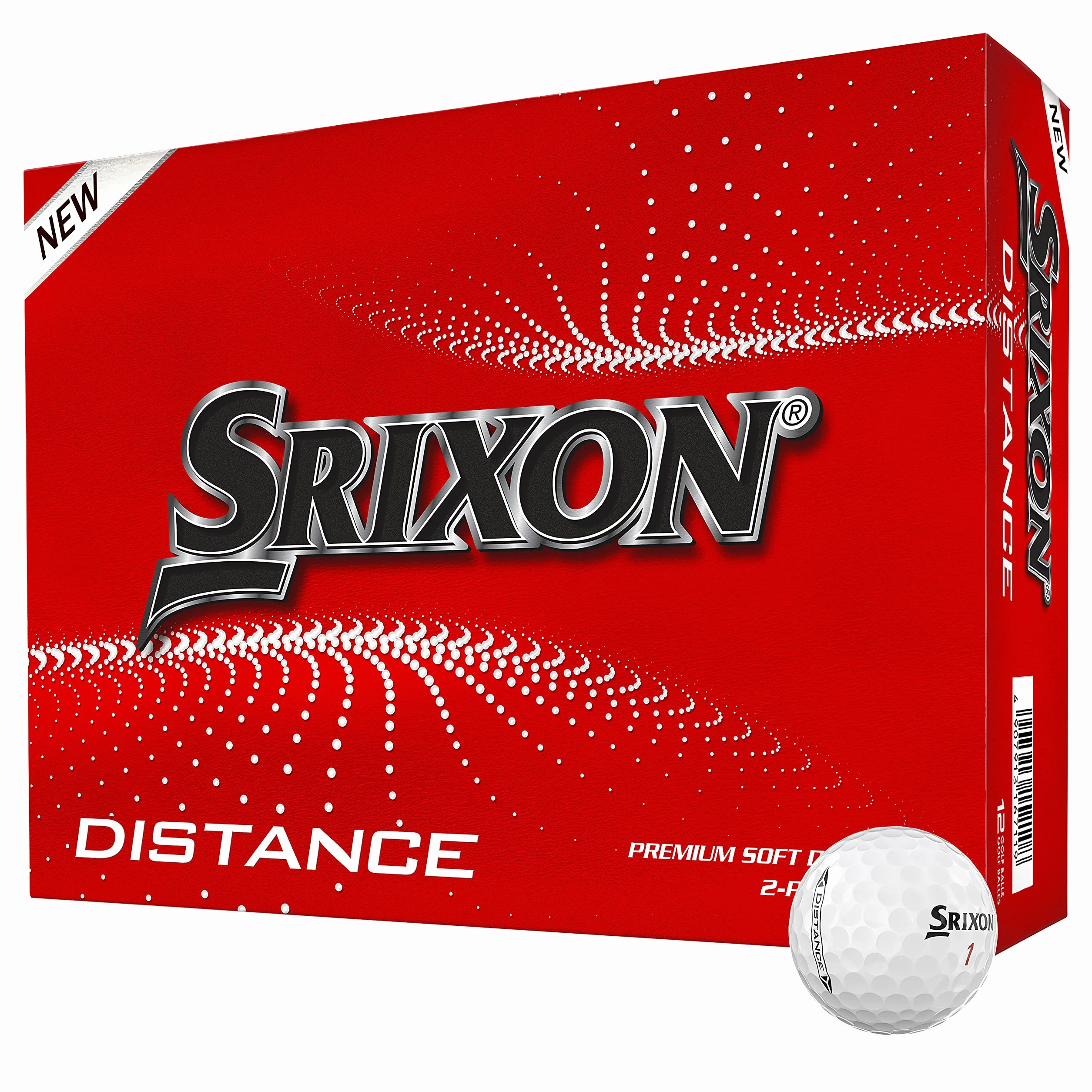 Srixon Distance 10 Pelotas de Golf Docena Alta Velocidad