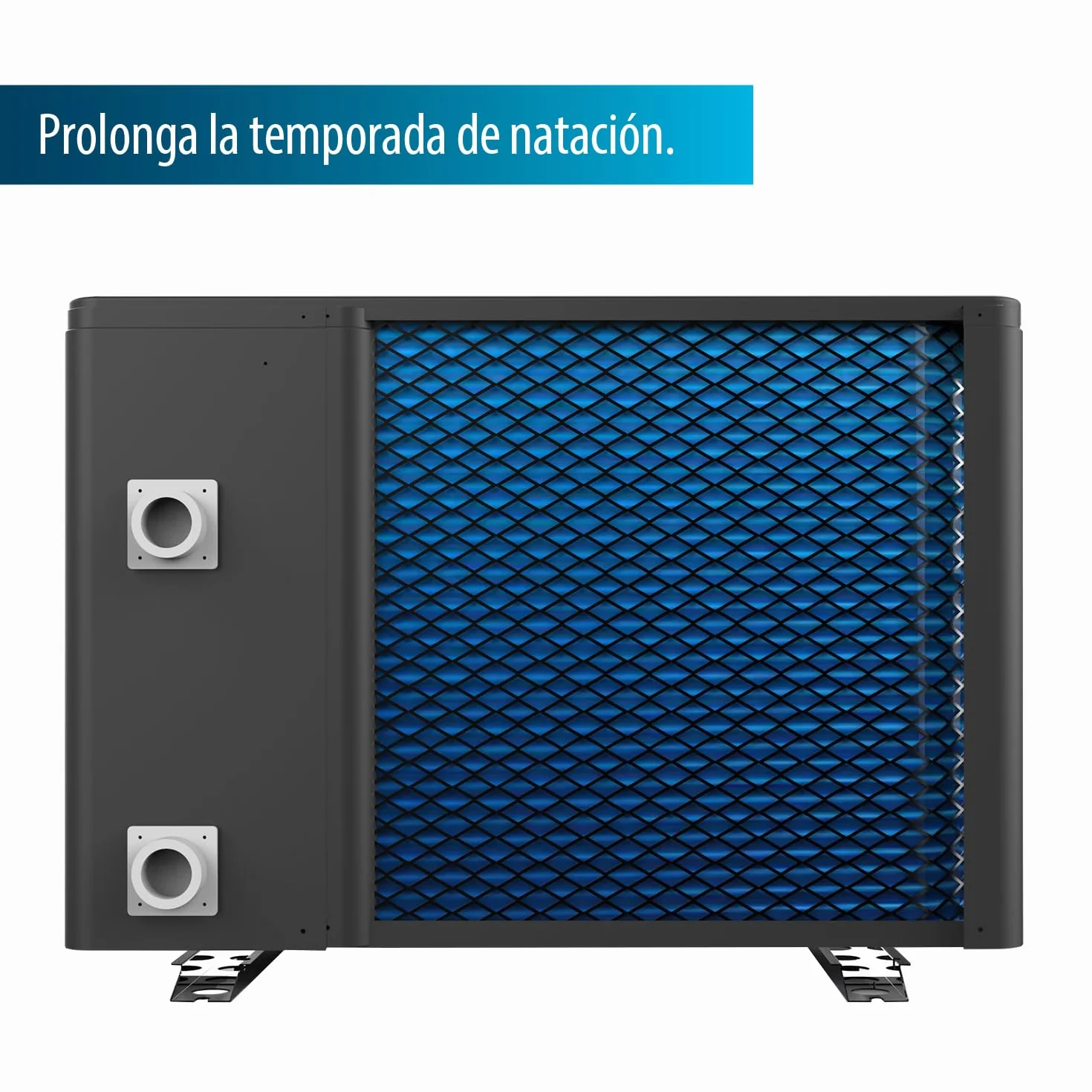 AquaForte Bomba de calor AquaForte Full Inverter 9,5 kW, 7,95 AMP, Consumo kW 0,12~1,75, Puede enfriar y calentar a la vez, Adecuada para piscinas de entre 20 y 40 m3, 39 kg, 896 x 353 x 644 mm