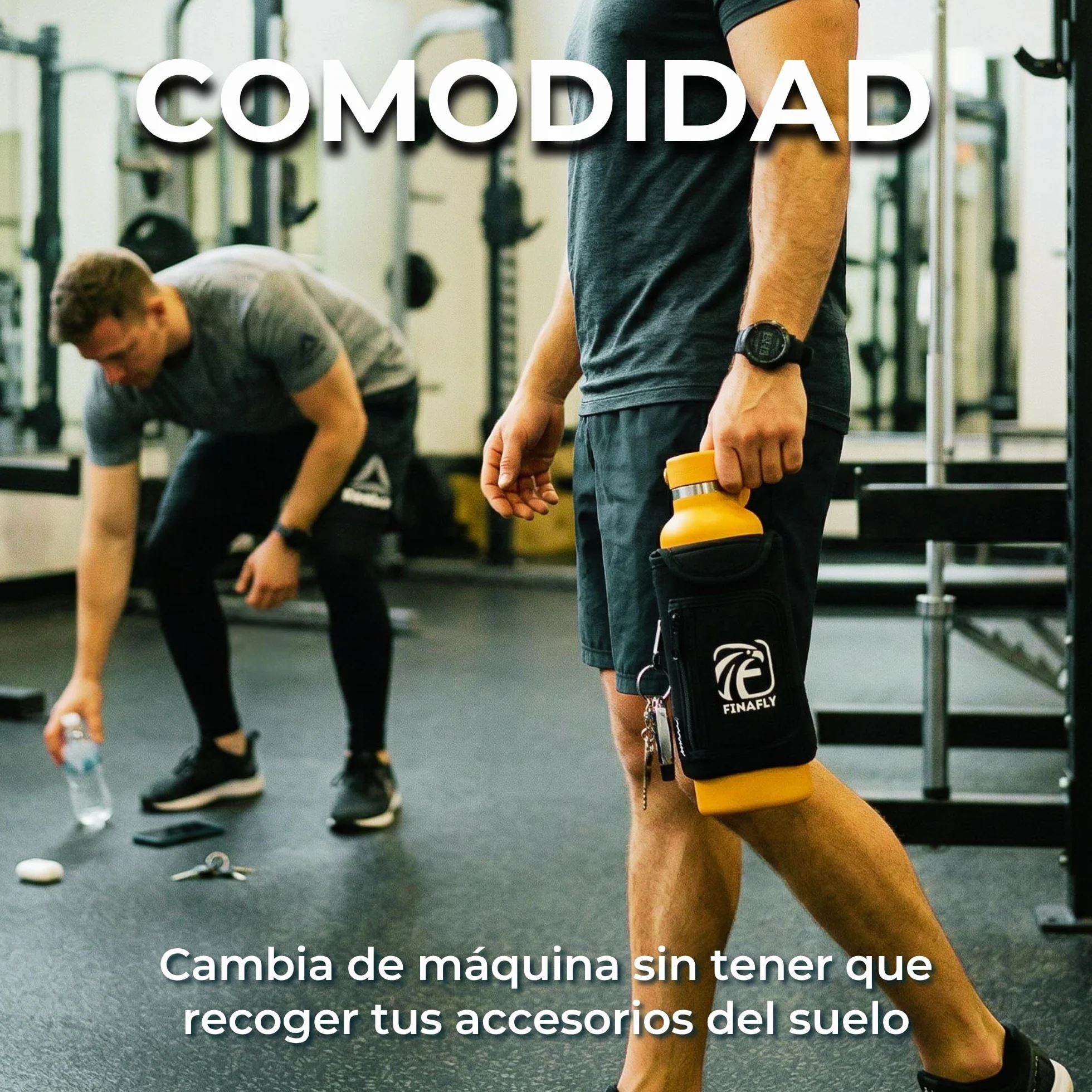 Bolsa Magnética Gym Mochila con Imán Reforzado Accesorios Hombre Mujer