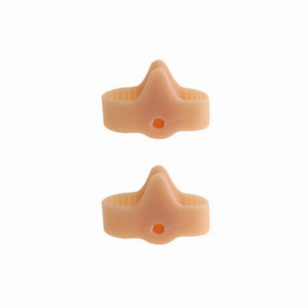 Separador de Dedos de Gel para juanetes, separadores de Dedos con 2 bucles, Corrector de juanetes para Mujeres y Hombres, Alivio de juanetes, Callos, enderezar el Dedo en Martillo superpuesto