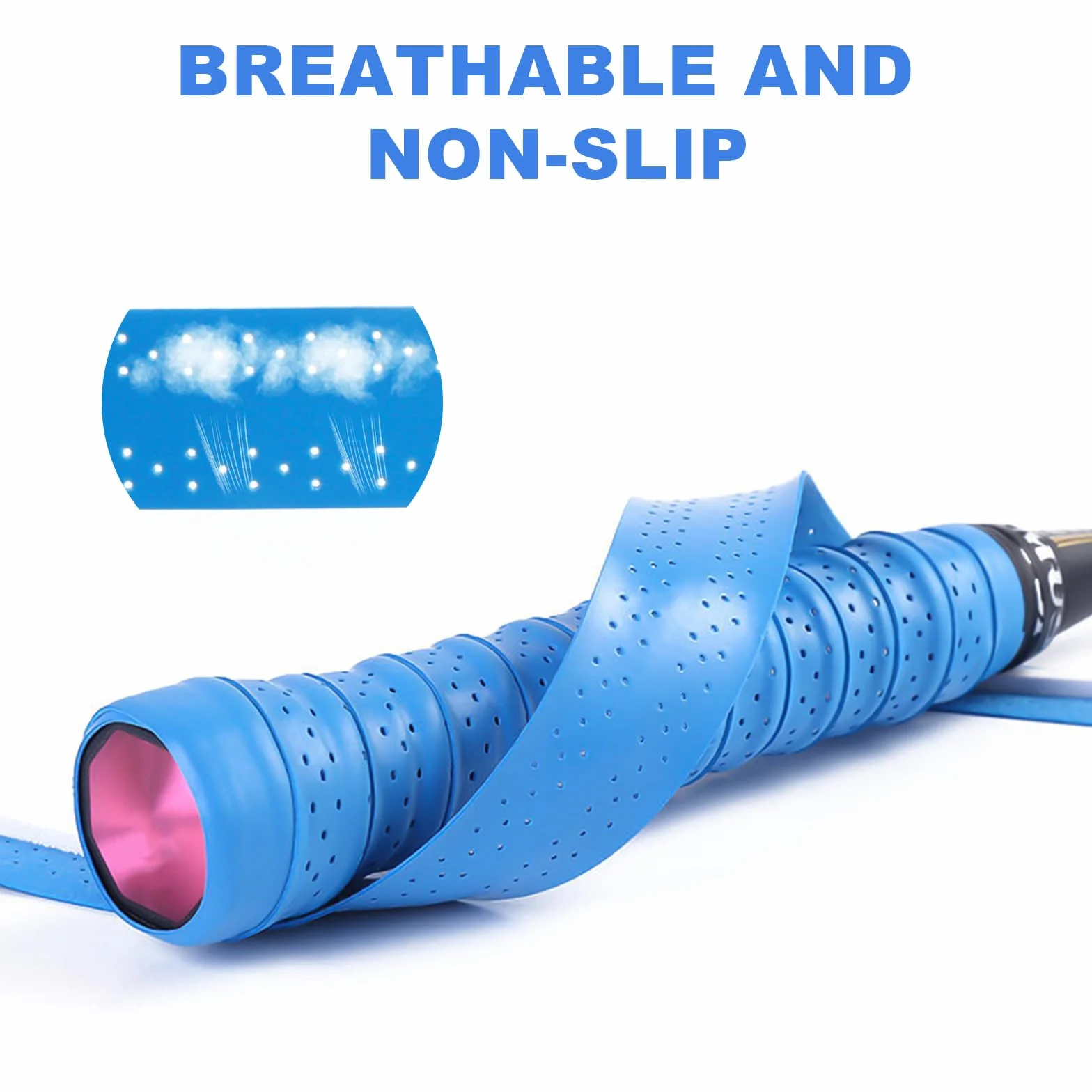 UKOFEW Overgrips Padel 6 Piezas Antideslizante Secado Rápido Raqueta Tenis Bádminton