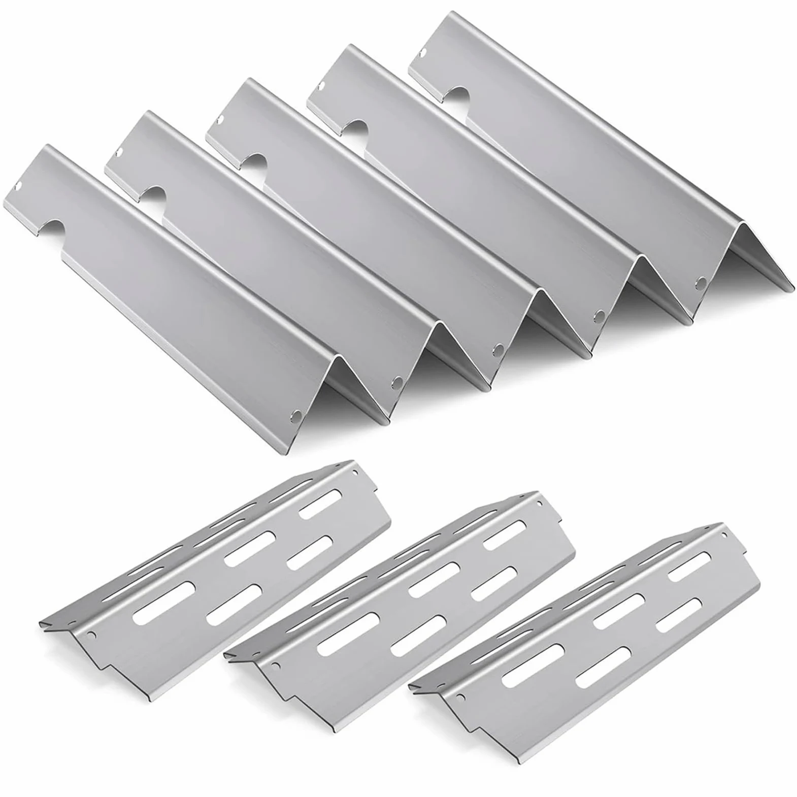 Barras De Sabor,para Weber Genesis II/LX 300 Series II e-310,II e-330,II e-335,II s-335,II LX s/e-340,II 210,LX 240,Acero Inoxidable Recambios De Tiras De Sabor
