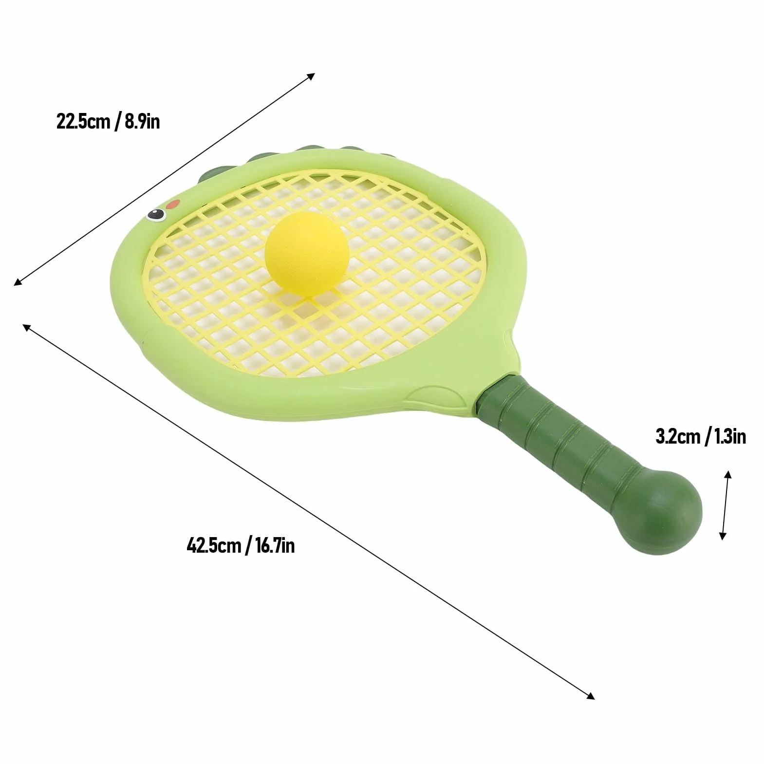 Juego de Raquetas de Tenis y Bádminton para Niños con 2 Volantes y 2 Pelotas