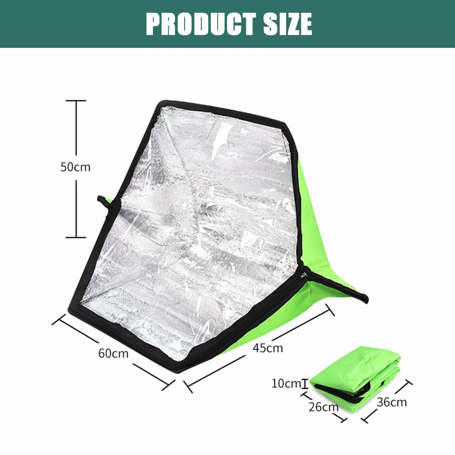 Horno Solar Plegable, Cocina Solar al Aire Libre y Horno de Camping, Herramienta de Emergencia de Viaje con Bolsa de Transporte para Barbacoa, Camping, Viajes