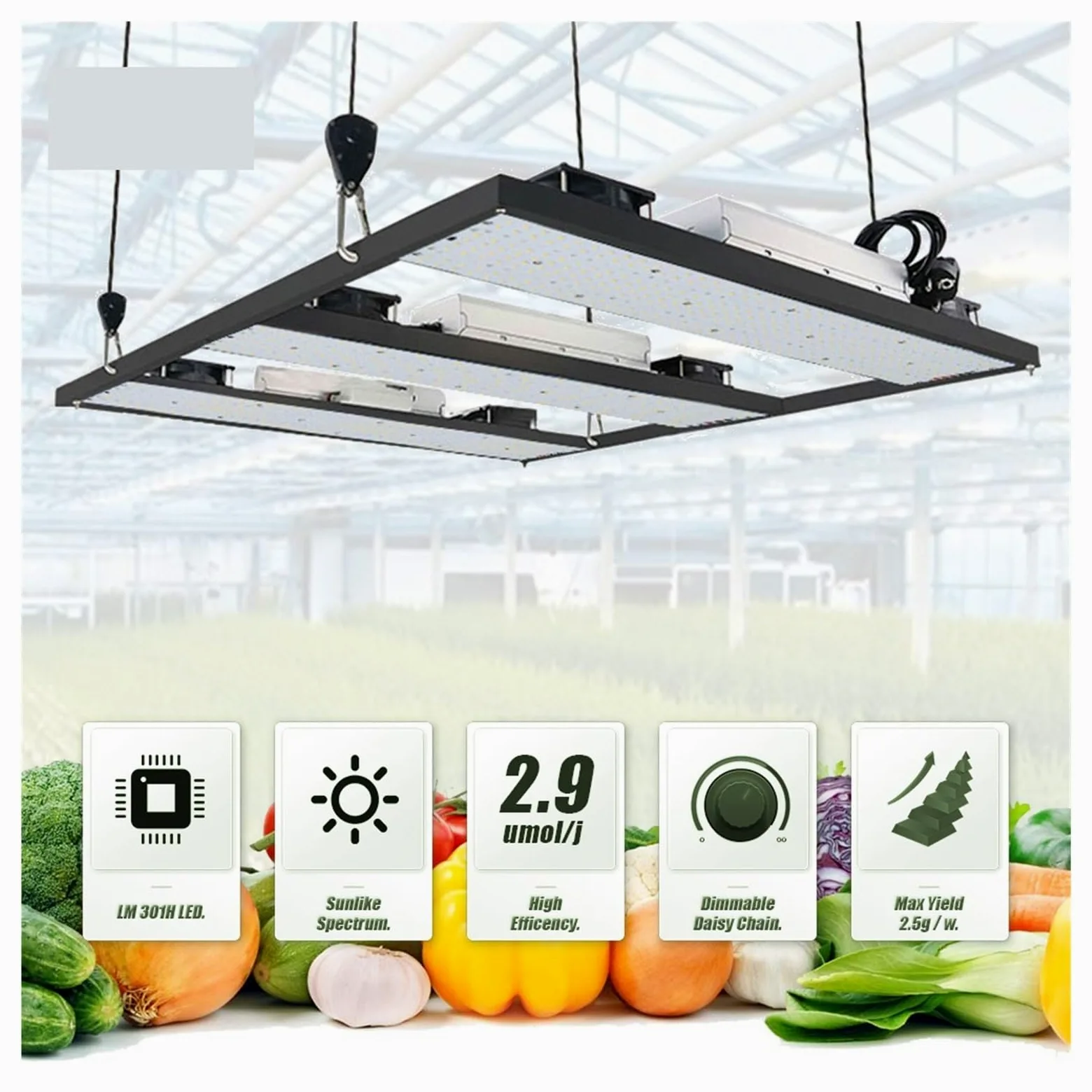 Lámpara de Cultivo, Placa de luz LED de Cultivo LM301H V3 con Controlador, Caja de Cultivo UV IR de 240W 3000K/3500K 660NM for Plantas Vegetales y floración(35K395450660730FS)