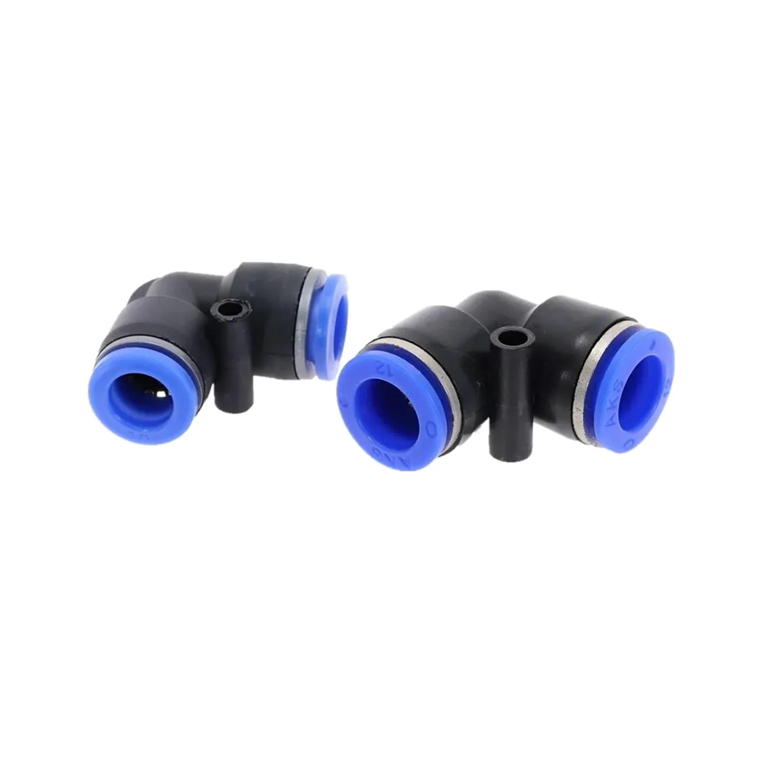 Conectores de tubería PV de 2 vías, Accesorios neumáticos de plástico de 4 mm, 6 mm y 8 mm, Rectos, de inserción rápida, con Bloqueo Deslizante, 50/100 Unidades(16mm(50PCS))