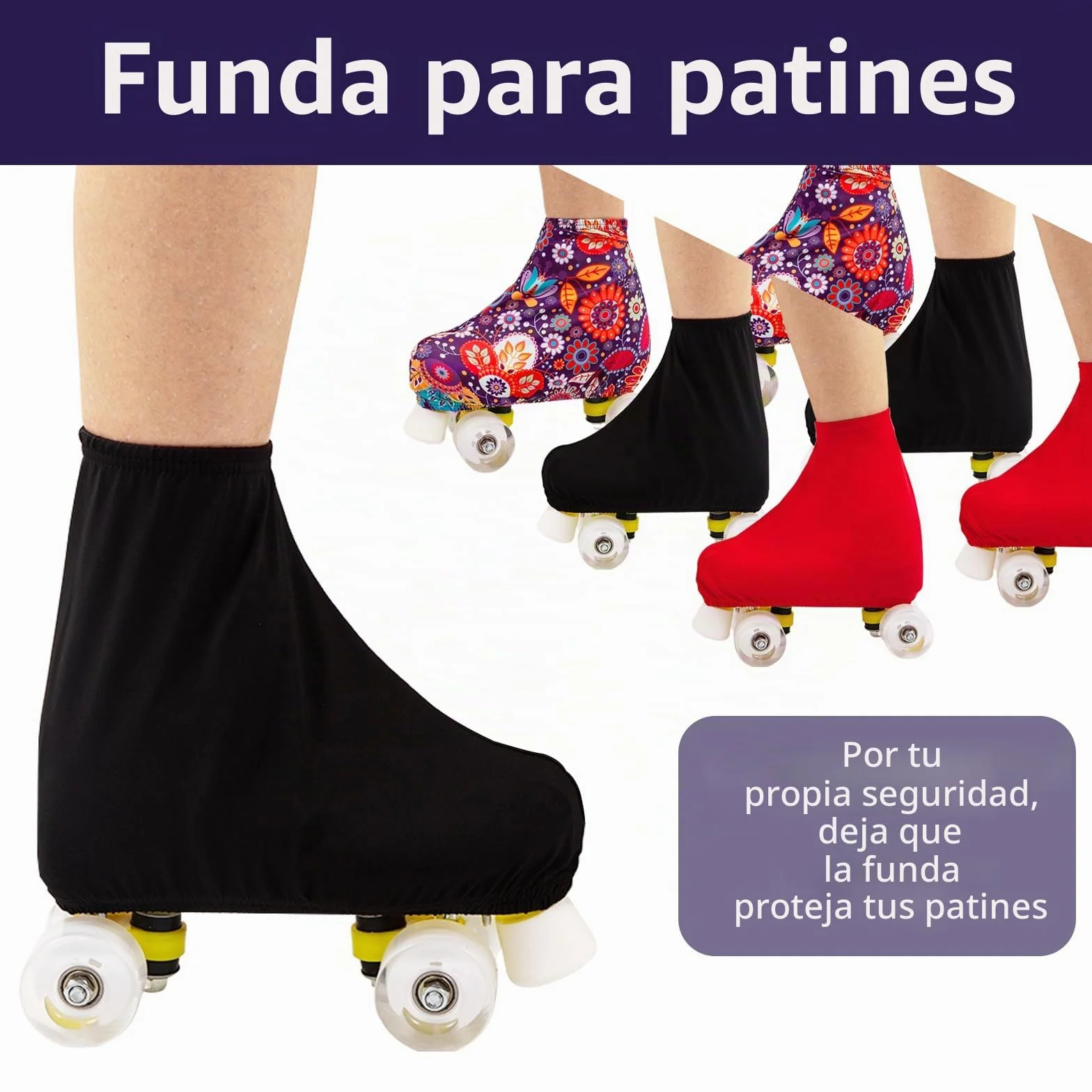 Funda elástica para patines y patines de hielo, cubiertas para patinaje artístico