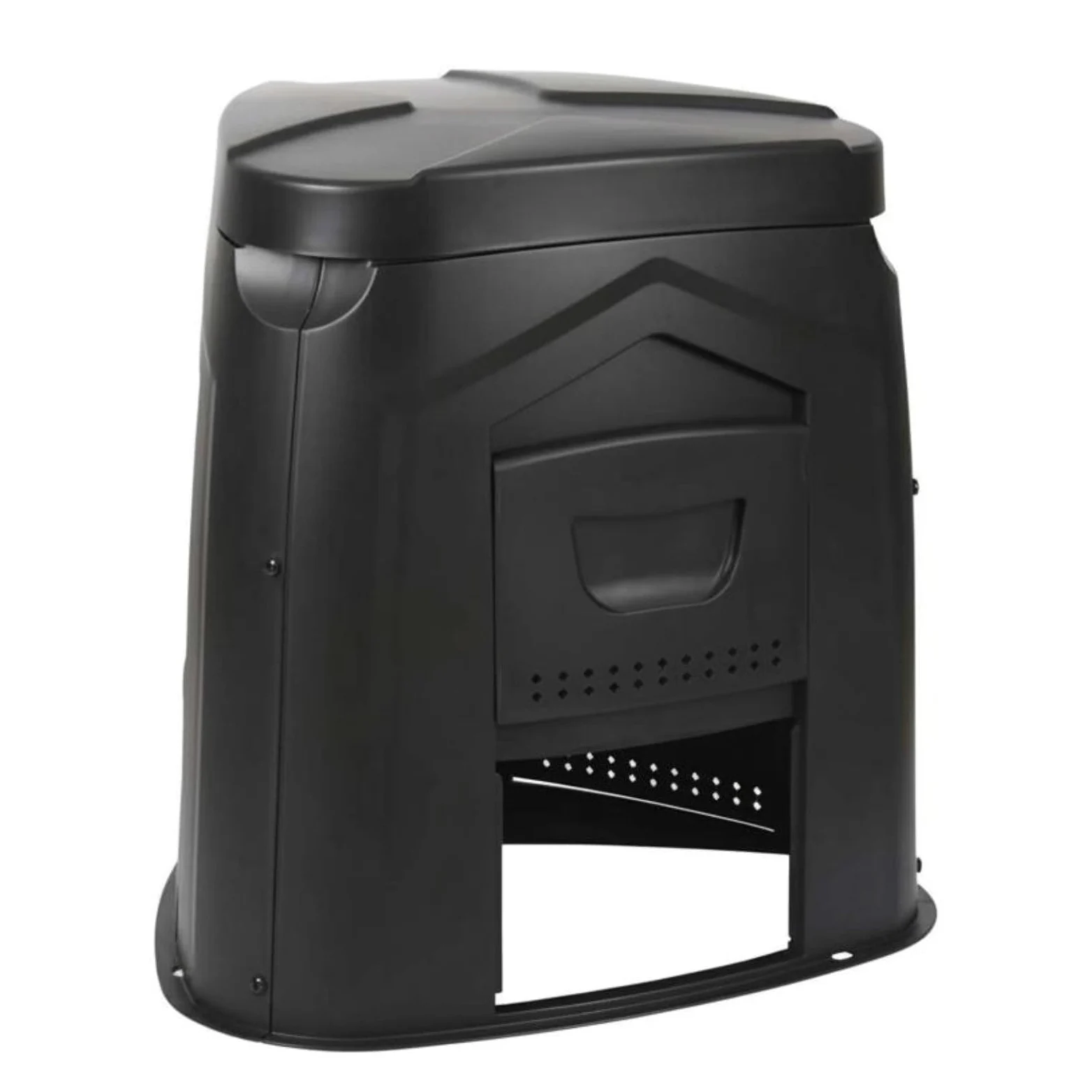 Contenedor de Compostaje Exterior Compostador Jardín Depósito Residuos Orgánicos Biorreactor Gran Capacidad Cocina y Fácil Relleno Adecuado para Patios Reciclaje Doméstico