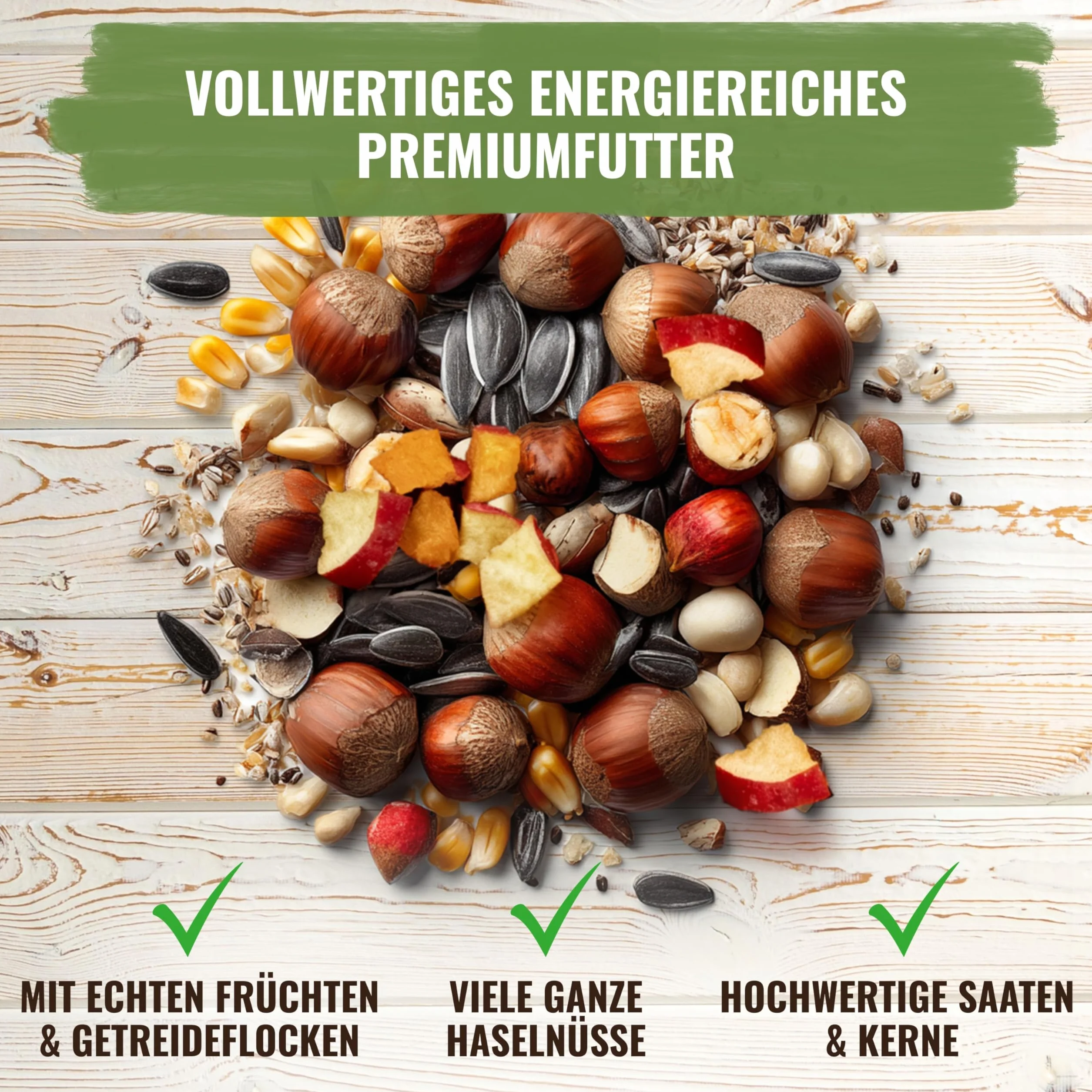 Menú de ardilla de 2 kg, mezcla premium de semillas, cereales, frutos secos, frutas y verduras, rica en proteínas y energía, alimento para todo el año para ardillas y ardillas, resellable