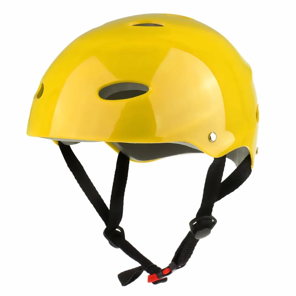 Casco de seguridad para deportes acuáticos wakeboard kayak talla L rojo