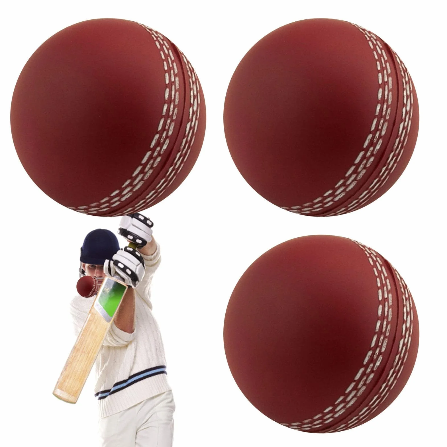 Balas de Viento de Cricket Cosidas a Mano para Entrenamiento Avanzado