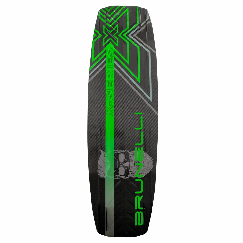 BRUNELLI Juego de wakeboard carbono 138 cm fijación Jobe Maze