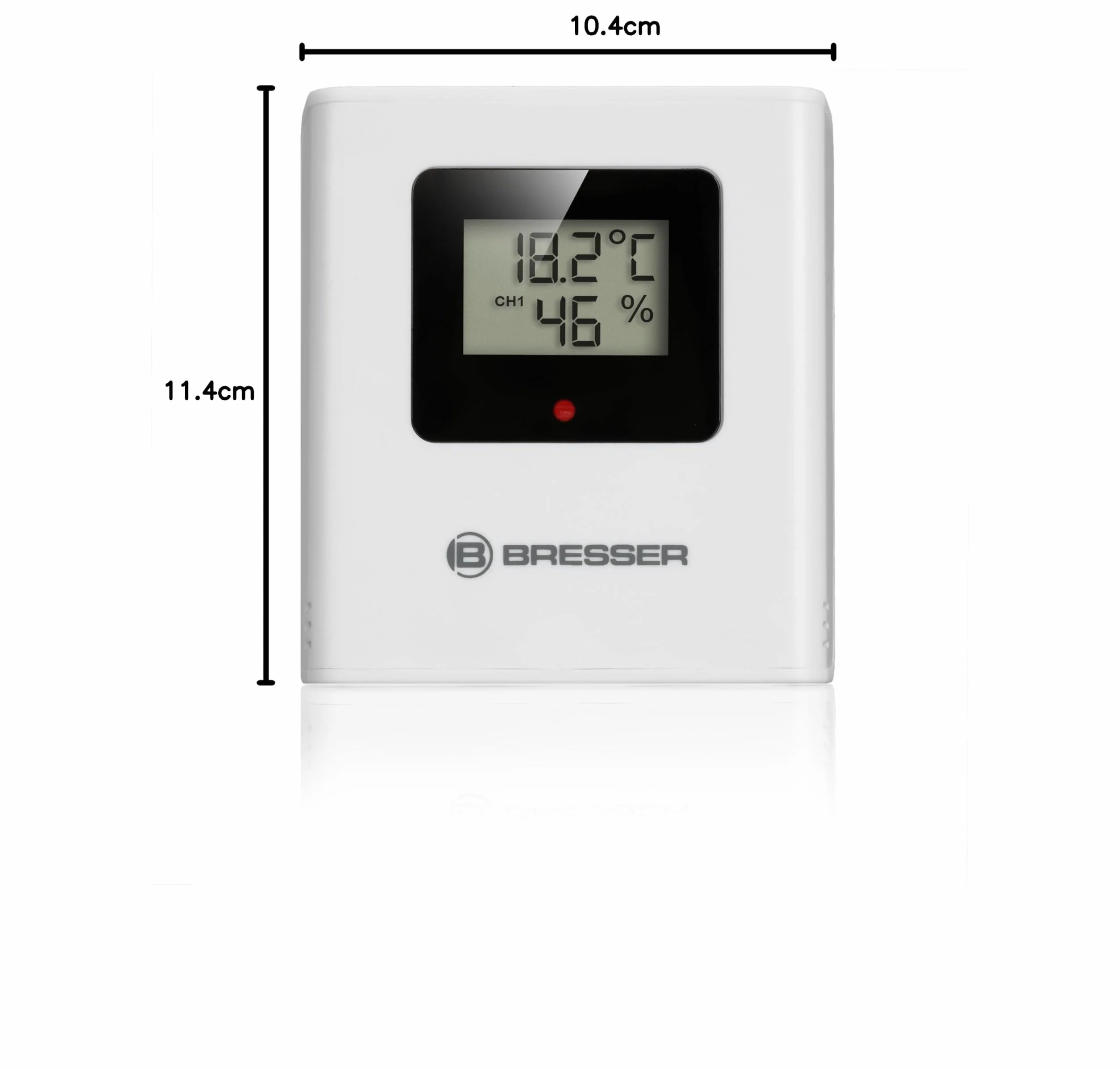 Bresser Termo-Higrómetro Set con 3 Sensores Inalámbricos Temperatura Humedad Pantalla Alarma