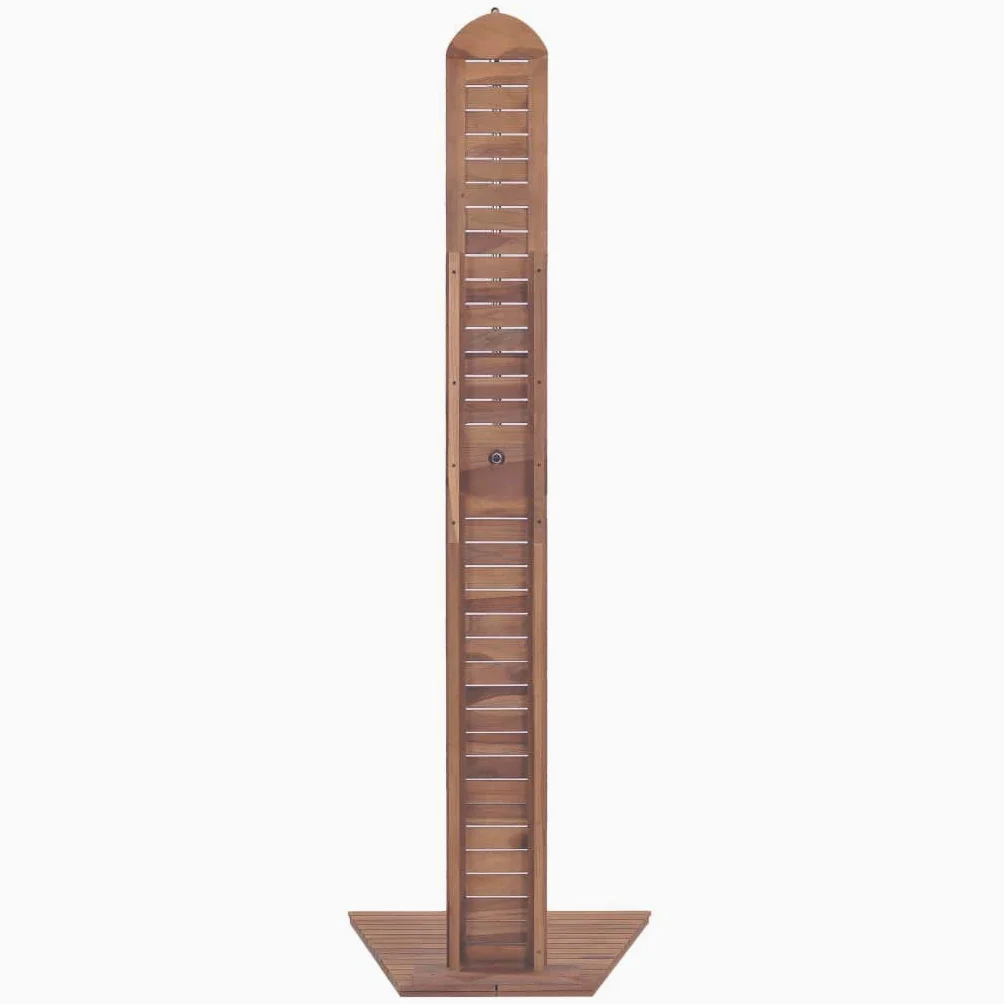 Homgoday Doia de jardín de madera maciza de teca, 70 x 75 x 204 cm, muebles para casa, interiores y exteriores, salón, dormitorio