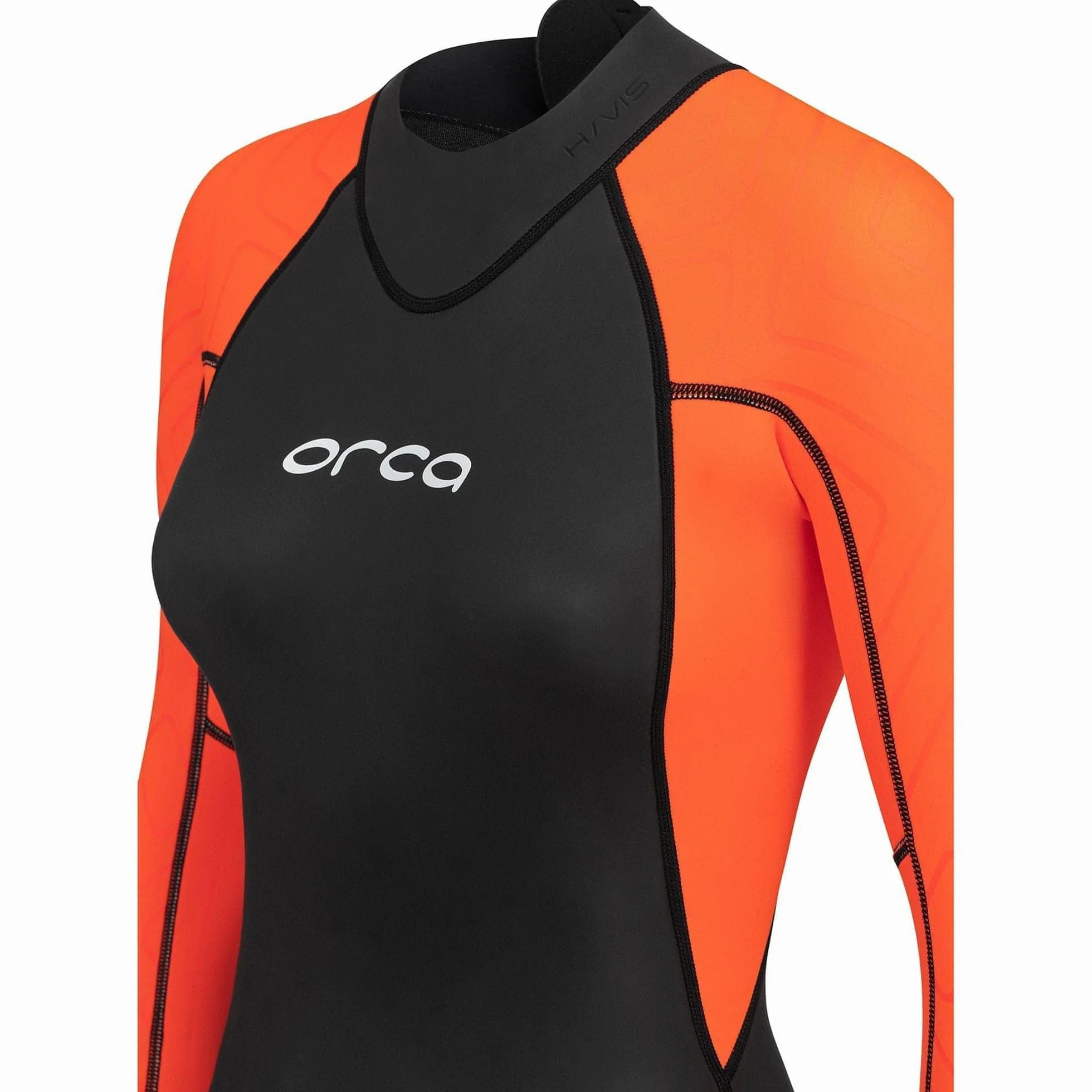 Orca Womens Vitalis Hi-Vis Open Water Wetsuit Black