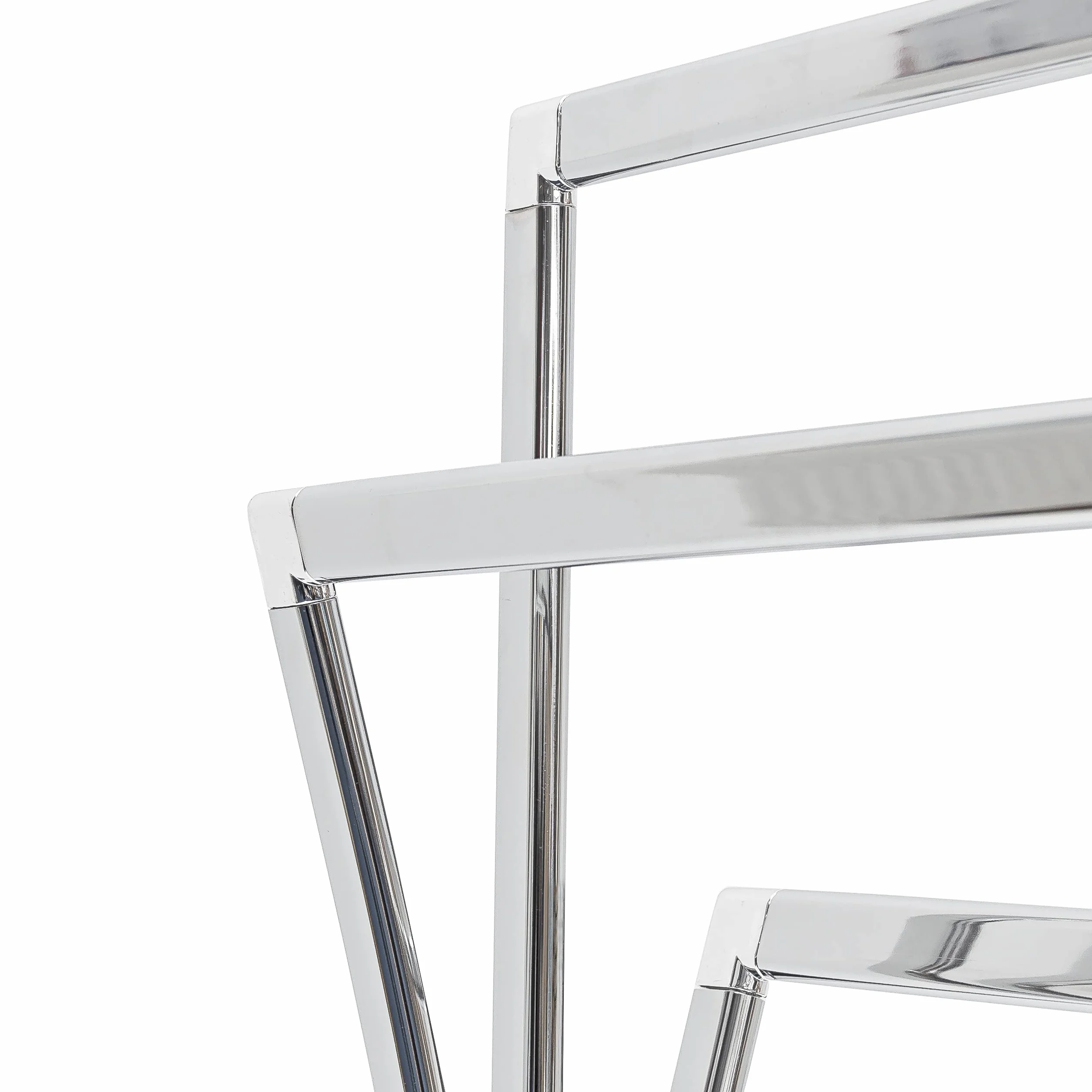Relaxdays, Toallero de Pie Acero Inoxidable, Curvado, 3 Barras, 86 x 50 x 20 cm, Soporte para Toallas, Baño, Plateado