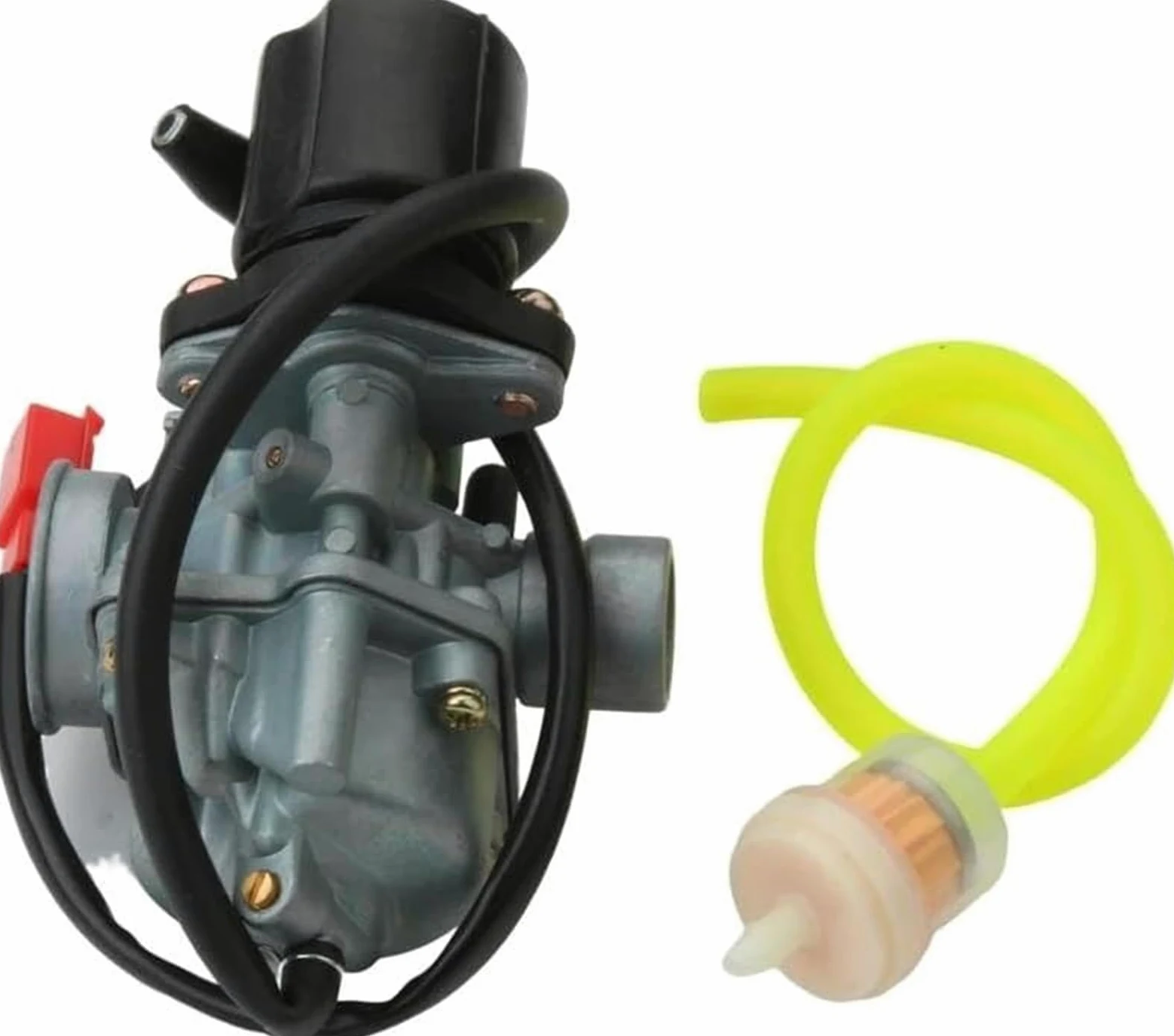 Genérico Carburador desbrozadora Piezas de Motor Carburador para Peugeot 50 Ciclomotor para Scooter 19 mm
