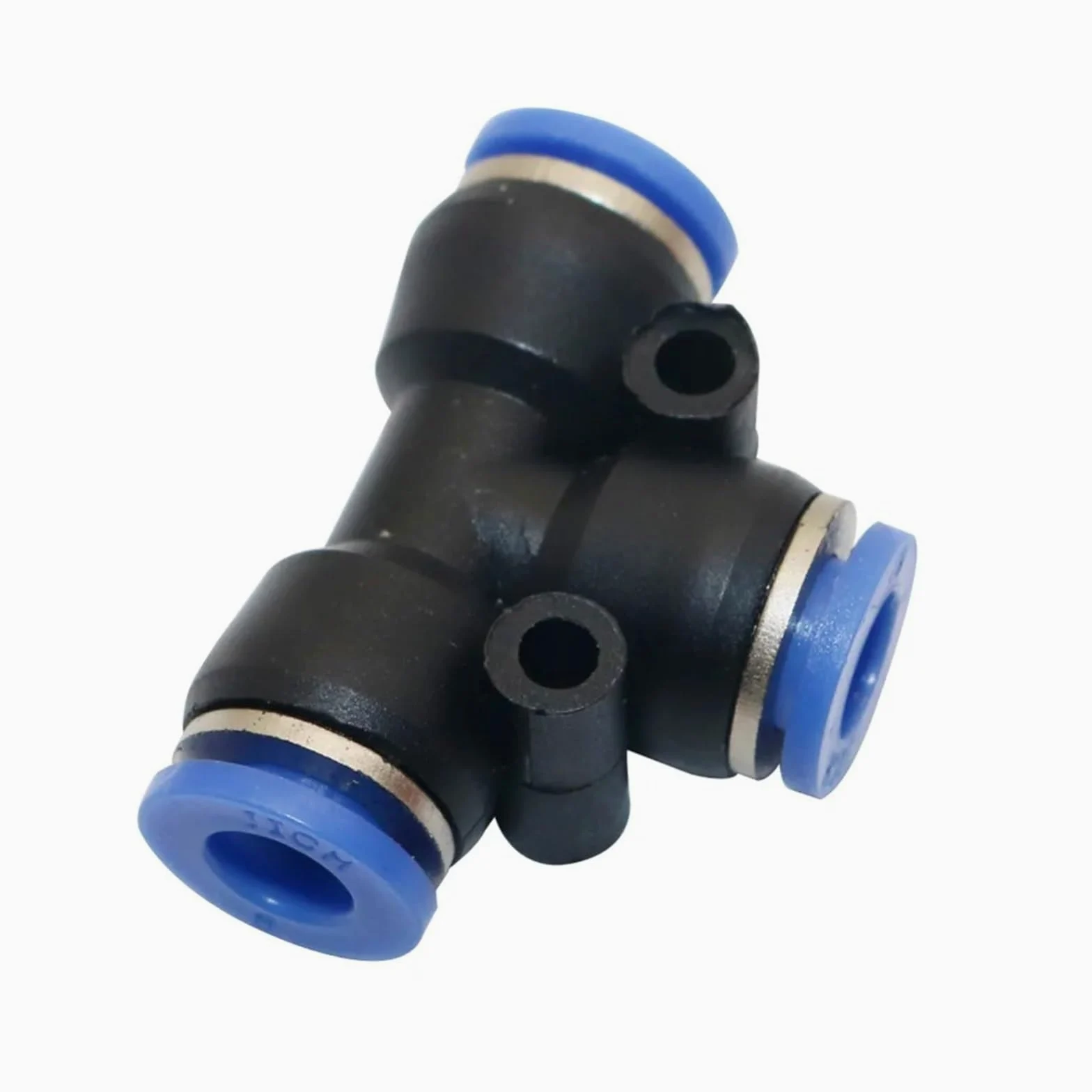 Adaptador Manguera Ducha OD 4/6/8/10/12/14/16mm Conector en T de Bloqueo Deslizante Adaptador Divisor Manguera Agua 3 vías for el hogar Cocina balcón instalación tuberías 10 Uds | 16mm