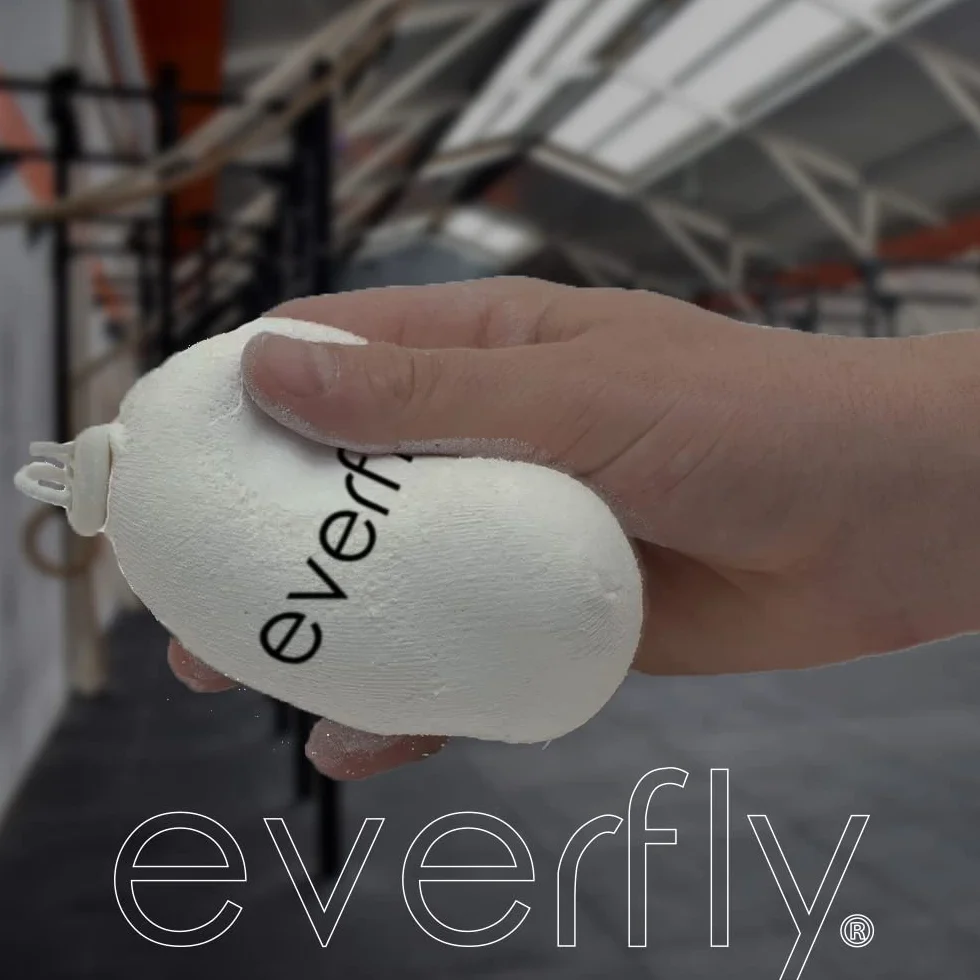 EVERFLY Magnesio en Bolas Polvo Crossfit 3x60gr Chalk Balls Escalada Halterofilia Gym Extra Agarre Grip Dry Hands