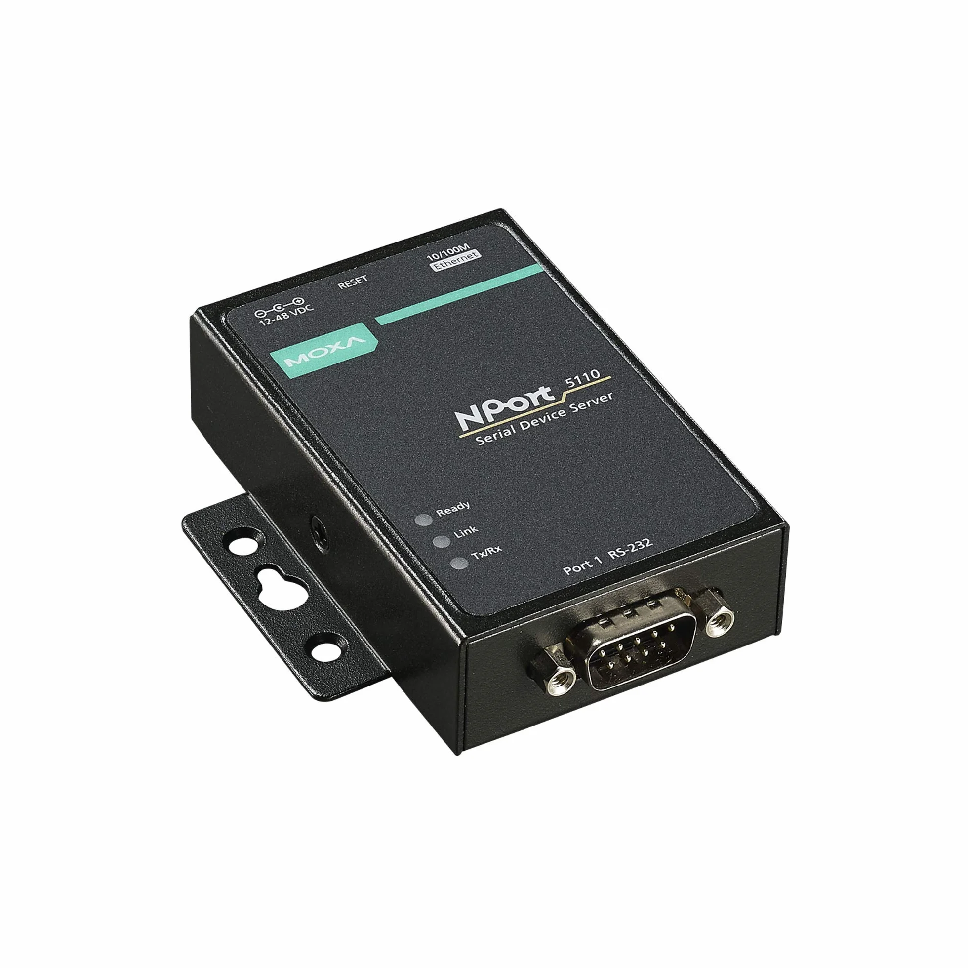 Moxa NPort 5110 Conector Macho DB9 RS232 Servidor de Dispositivo Serie