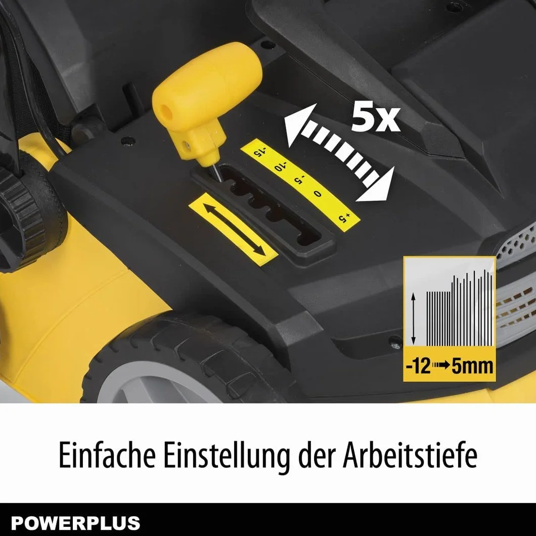 POWERPLUS POWXG7516 - Escarificador 1800w con tracción.