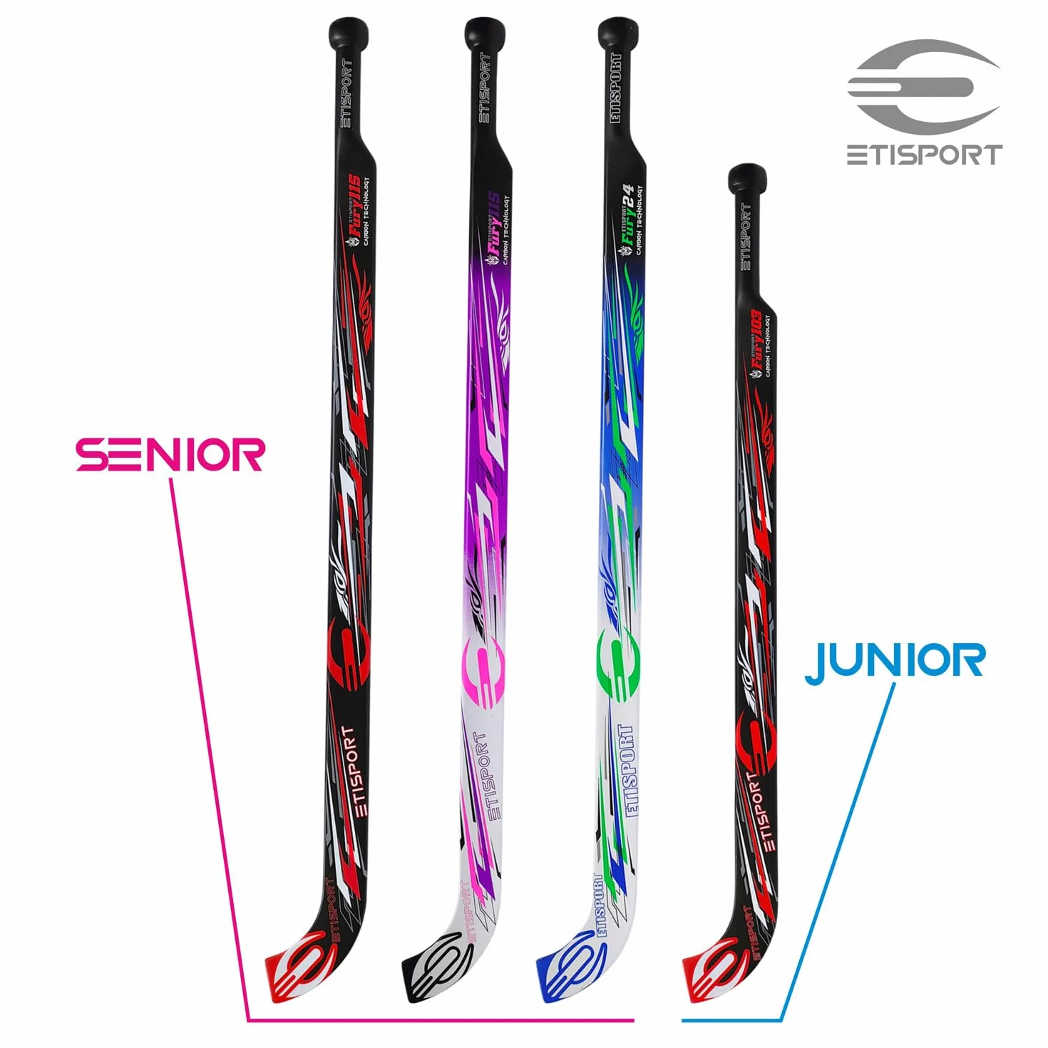 Stick Portero Largo Hockey Patines 2K24 Fibra Ligero Pala Delgada Profesional