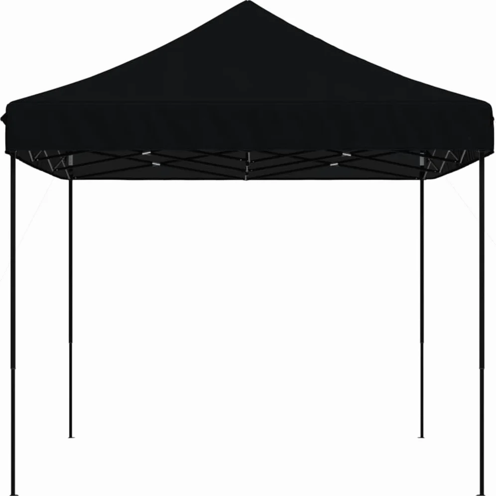 Genérico Tienda de Fiesta Plegable Pop-Up Negra 410x279x315 cm,Casa y jardín,Jardín,Artículos de Exterior,Estructuras de Exteriores,Carpas y cenadores-4005014