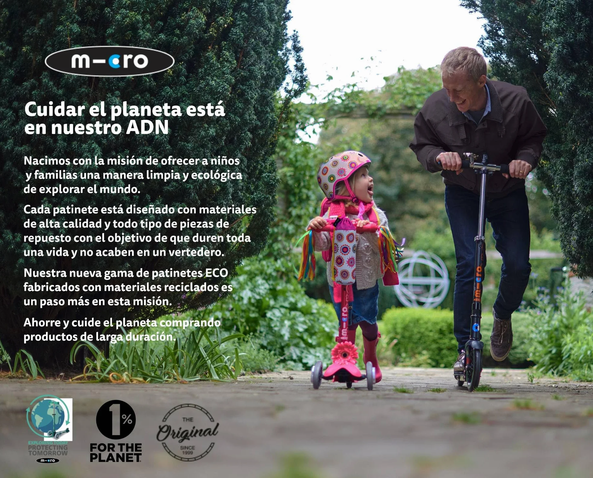 Freno Original Micro para Patinetes Mini Micro Classic Deluxe 3en1 Mini2Grow Magic Glow Repuesto Scooter 3 Ruedas Niños