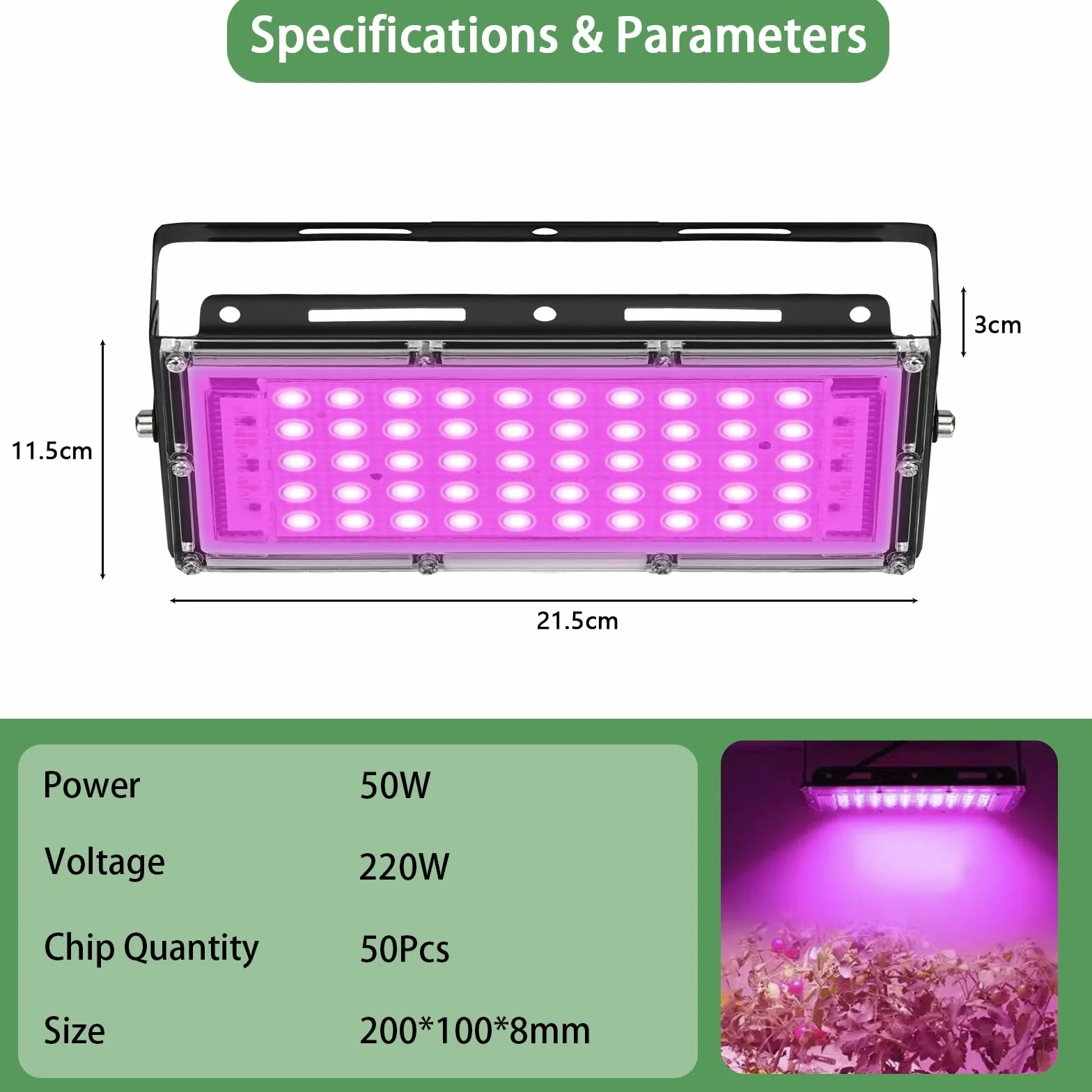 Lamparas de cultivo LED regulable Grow light Focos LED Cultivo interior para plantas