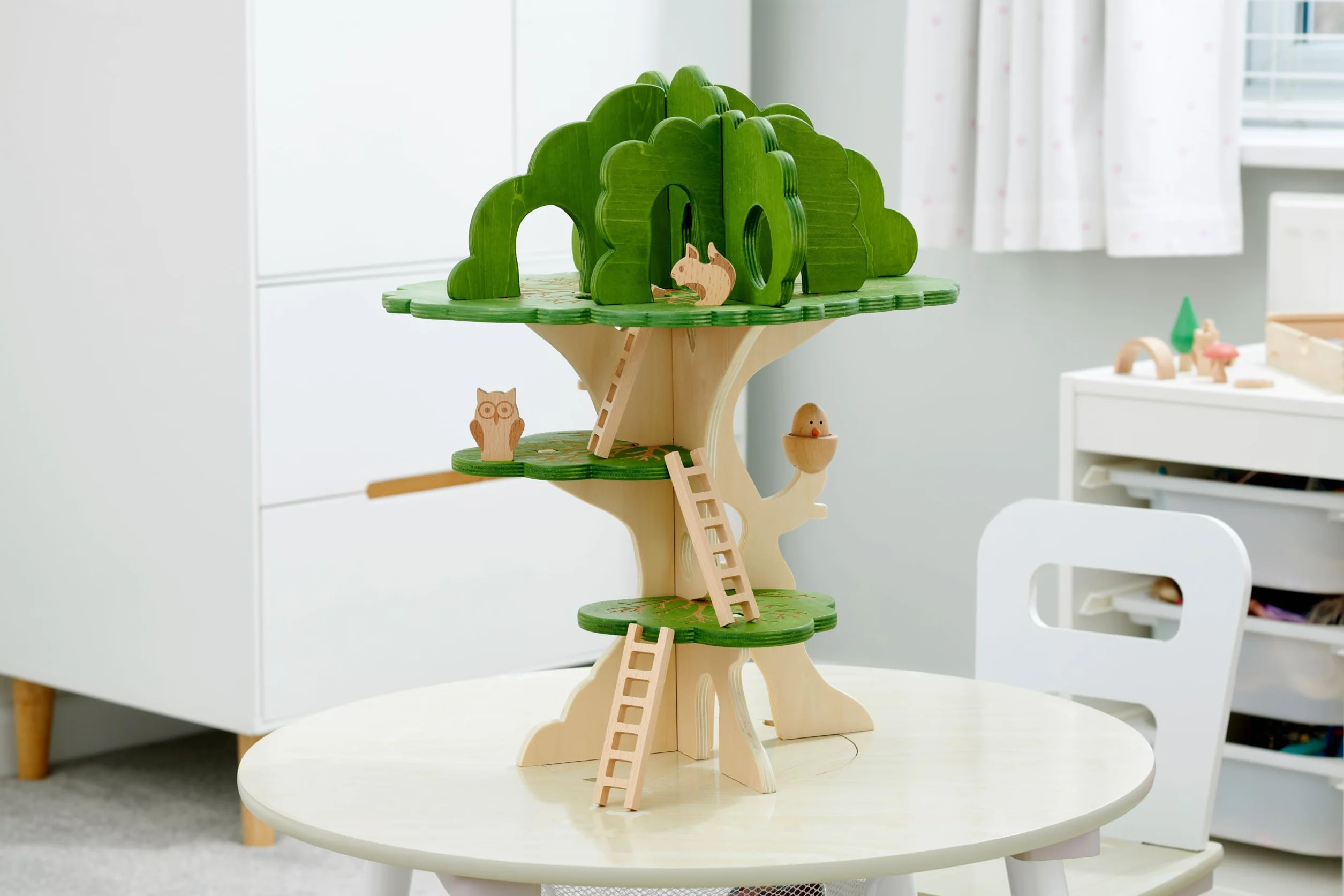 Tickit 74059 Woodland Trail Tree House – Wooden Treehouse – Playhouse – Small World Play