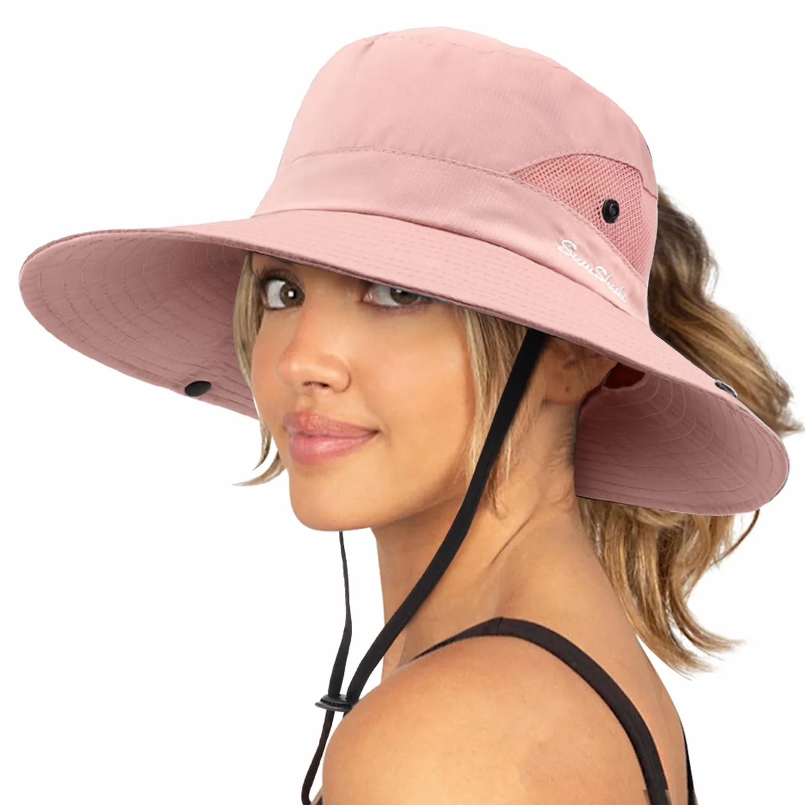 DRESHOW Sombrero UV Protección Plegable Ala Ancha Pesca Playa