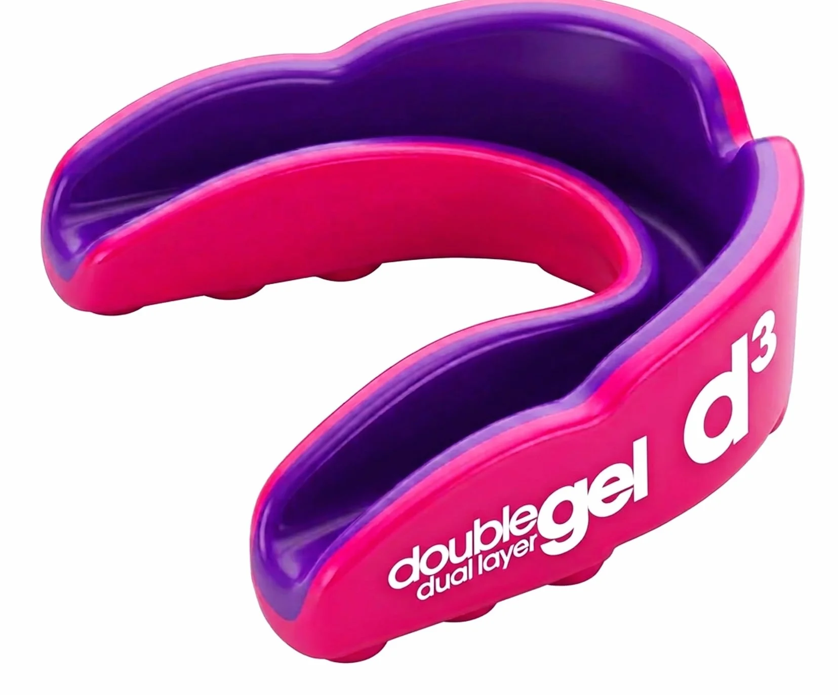 d3 Protector bucal deportivo doble capa gel talla adultos 12+ Protección dientes Boxeo MMA Kickboxing Muay Thai Rugby